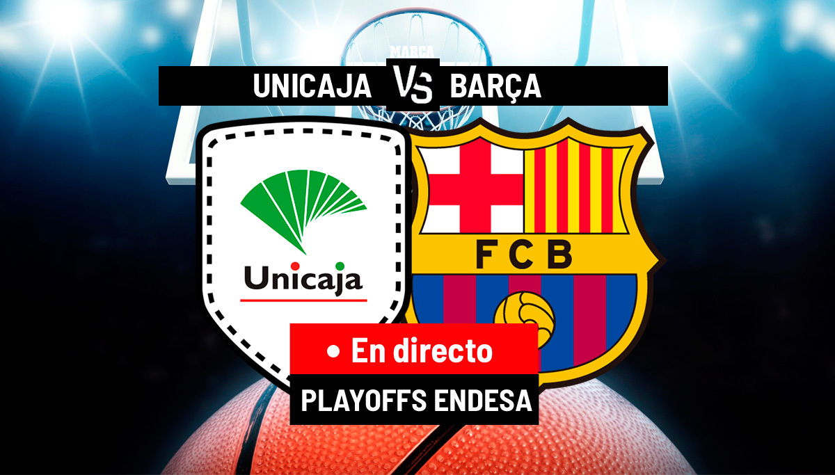 Unicaja - Barcelona en directo hoy | Playoffs Liga Endesa en vivo