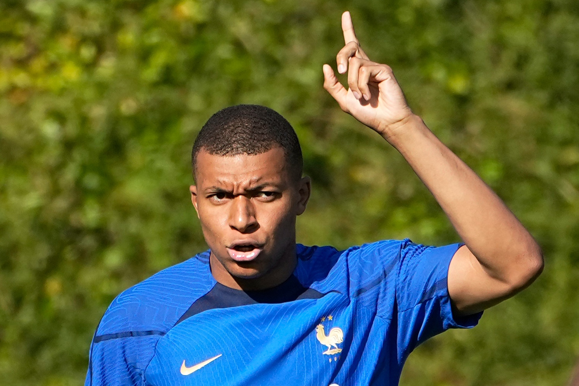 French superstar Kylian Mbappe.