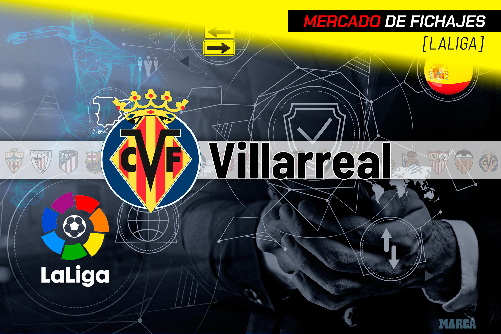 El Villarreal terminó quinto, a siete puntos de la Champions. MARCANIT