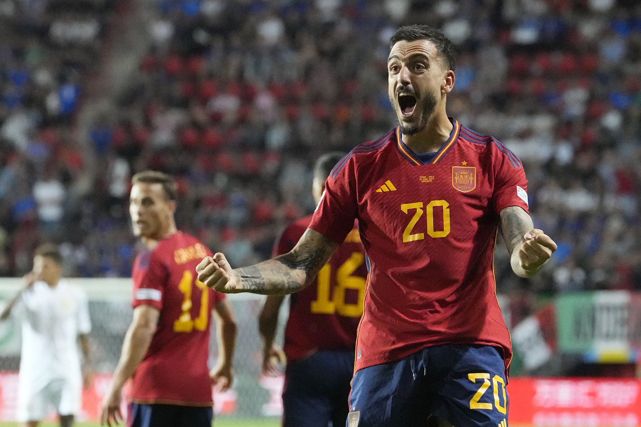 Alineación oficial de España ante Croacia en la final de la Nations League