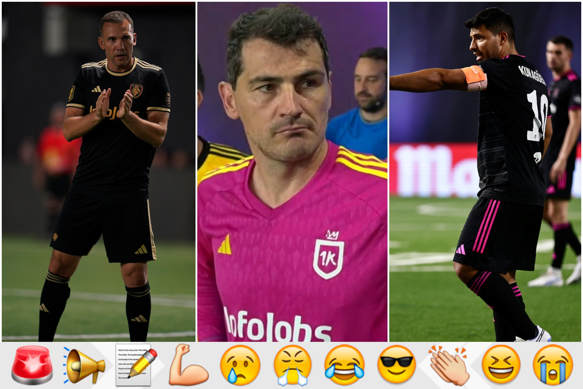 Shevchenko, Agüero y Casillas en la Kings League InfoJobs