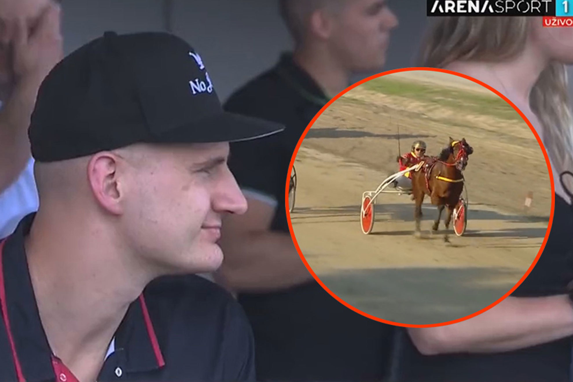 Jokic reaparece tras ganar la NBA en el palco de un hipódromo para ver competir a su caballo