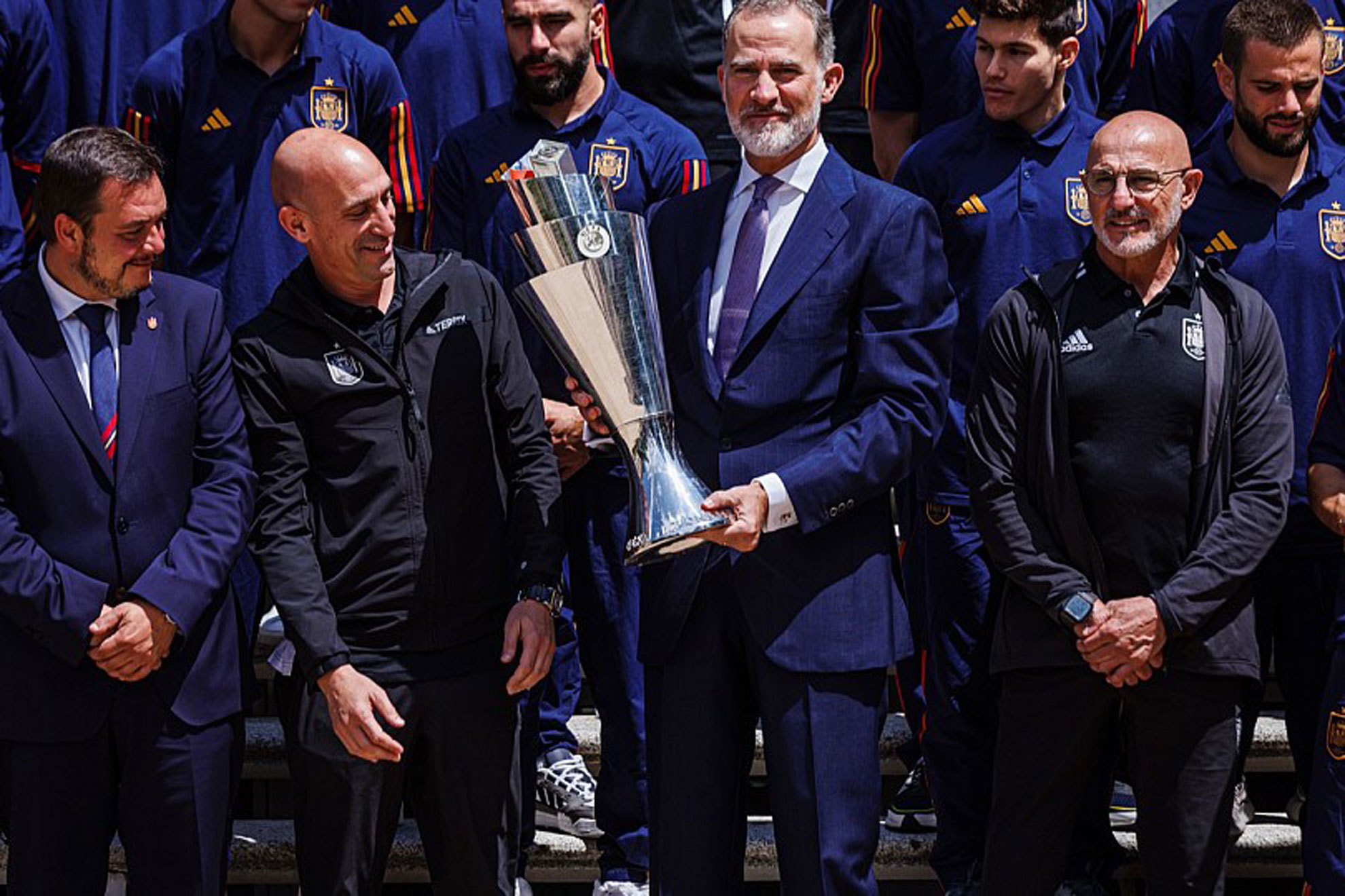 El Rey recibe en Zarzuela a los campeones de la Nations