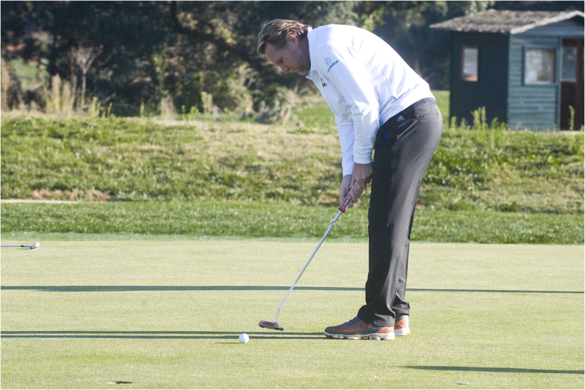 Bernd Schuster, en una imagen de archivo jugando a golf