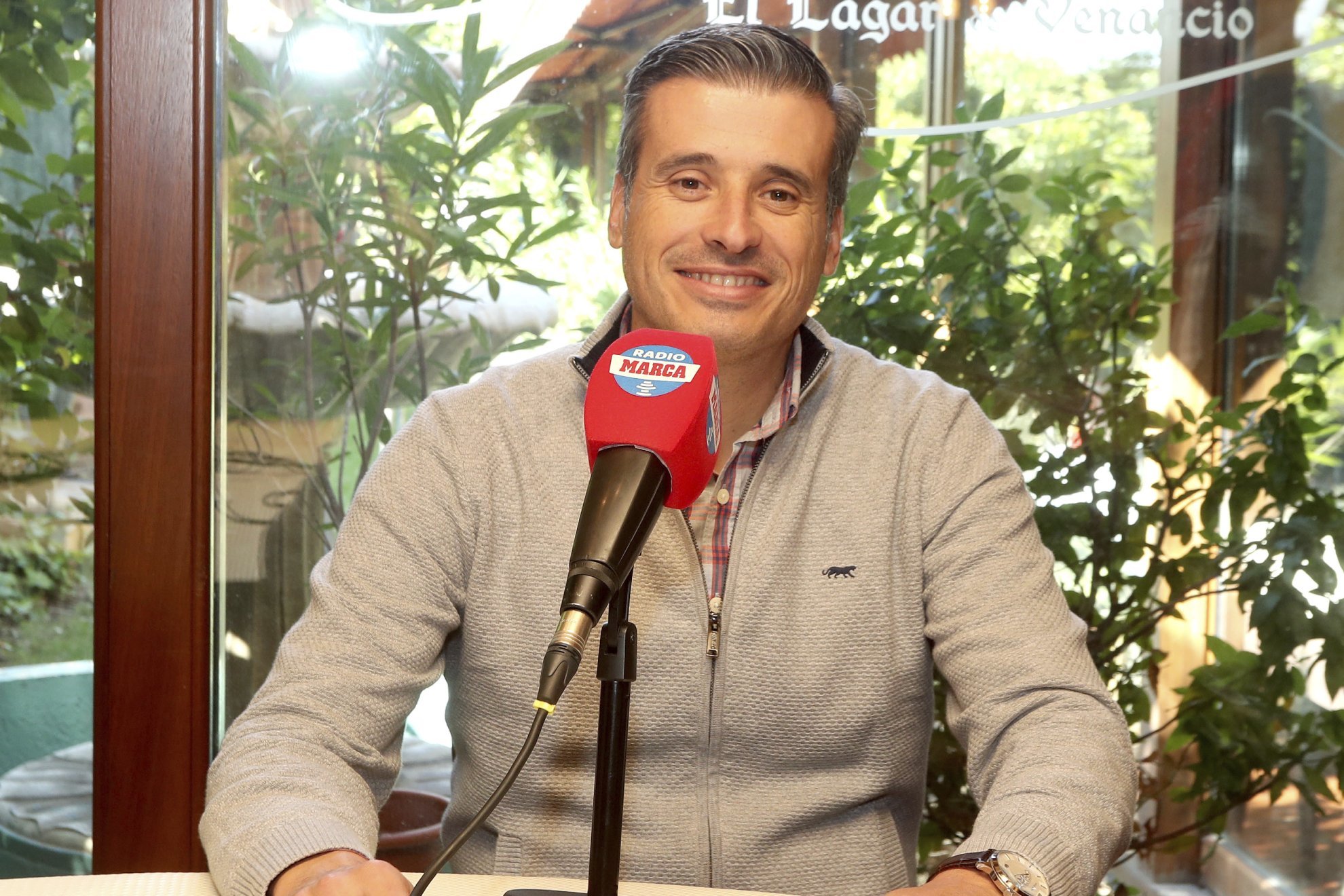 Miguel Ángel Gómez, en un tertulia con Radio Marca.