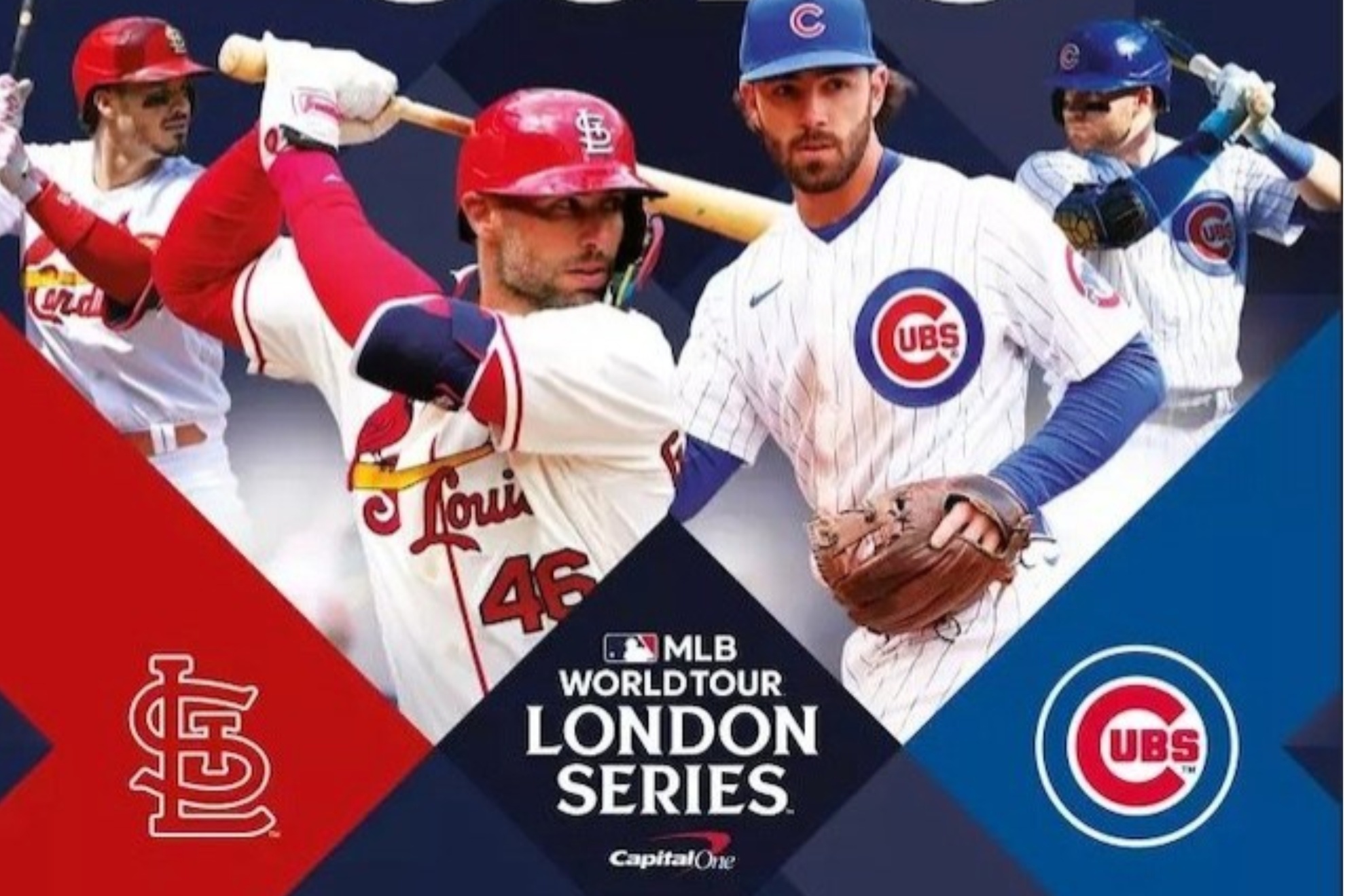 Cards and Cubs will face each other in London this weekend.