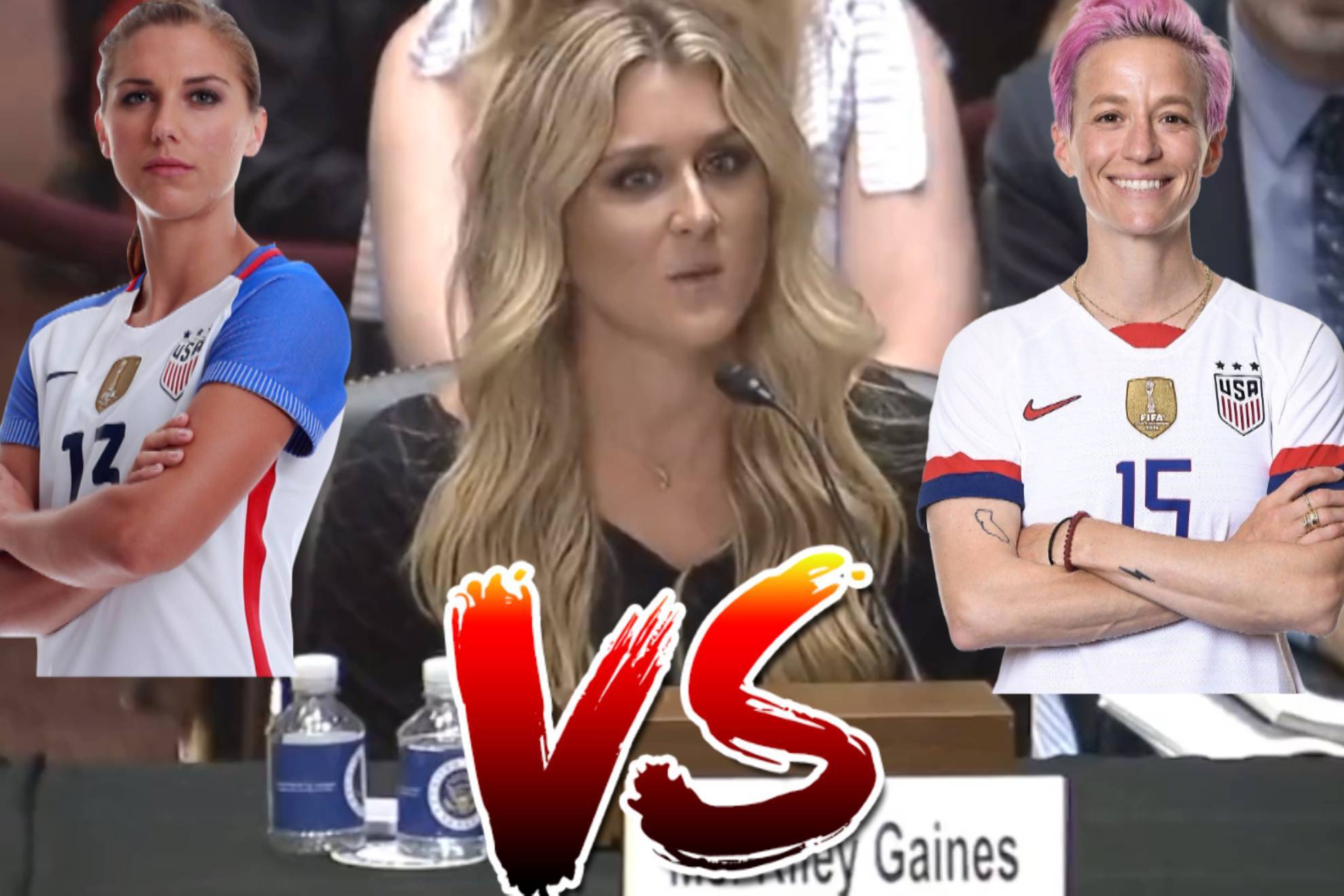 Megan Rapinoe and Alex Morgan called out by Riley Gaines for 'disingenuous' stance on trans inclusion in sport