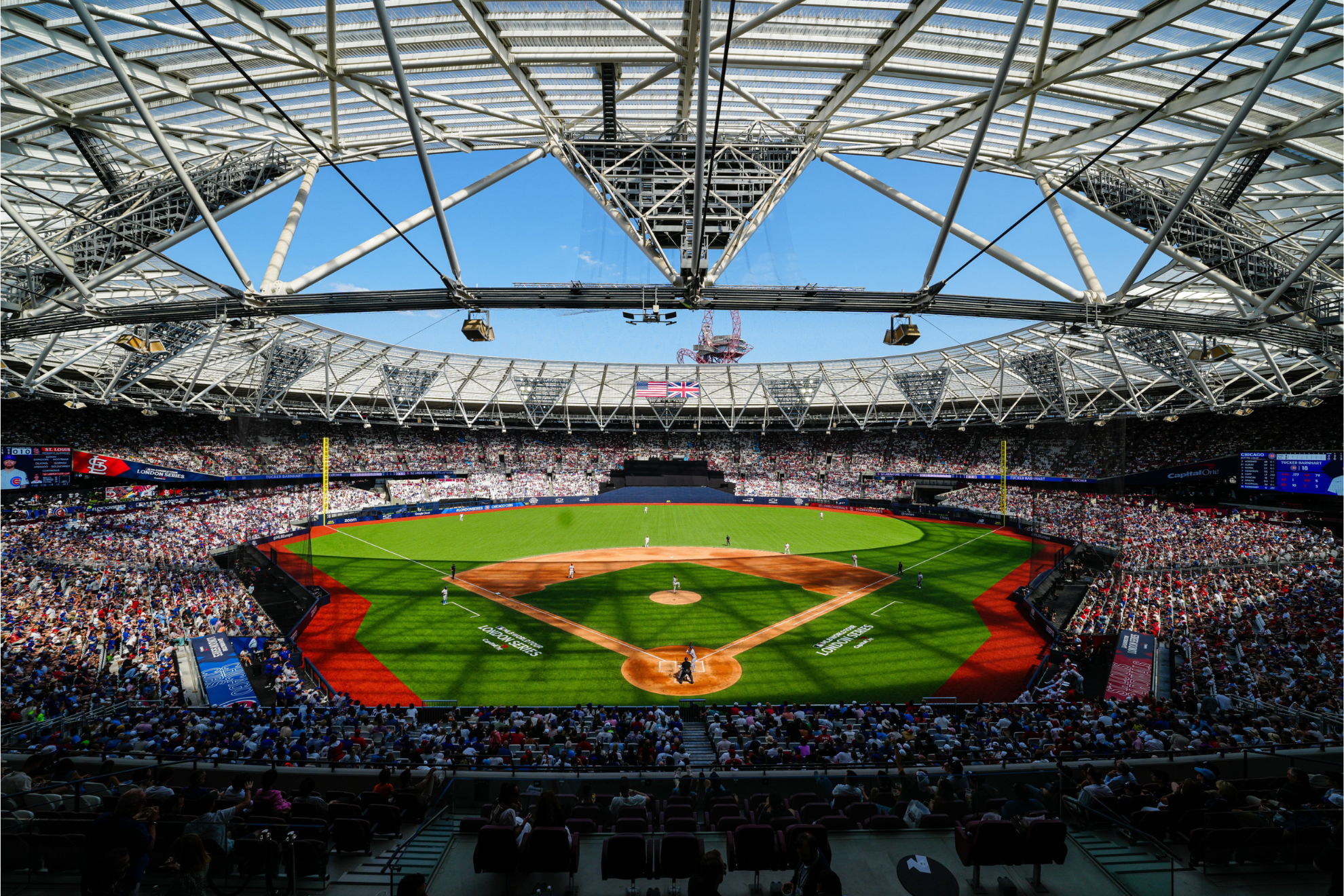 London Stadium hosted a two-game MLB series between the Chicago Cubs and St. Louis Cardinals.
