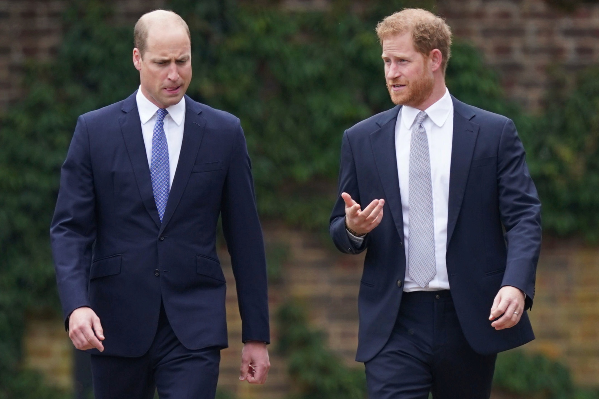 Prince William and his brother, Prince Harry.