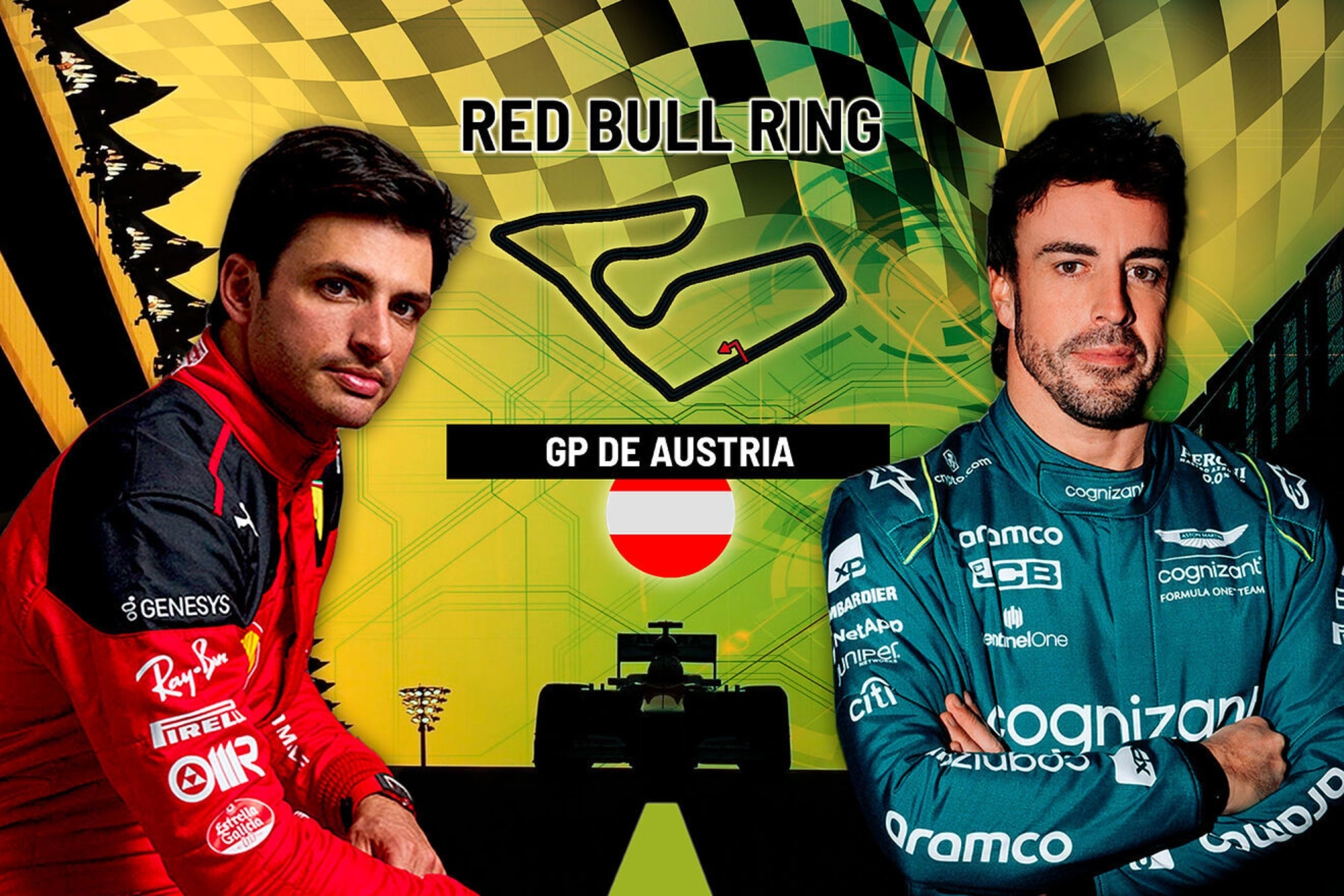 Verstappen gana la carrera del GP de Austria de F1; Sainz, cuarto y Alonso, sexto