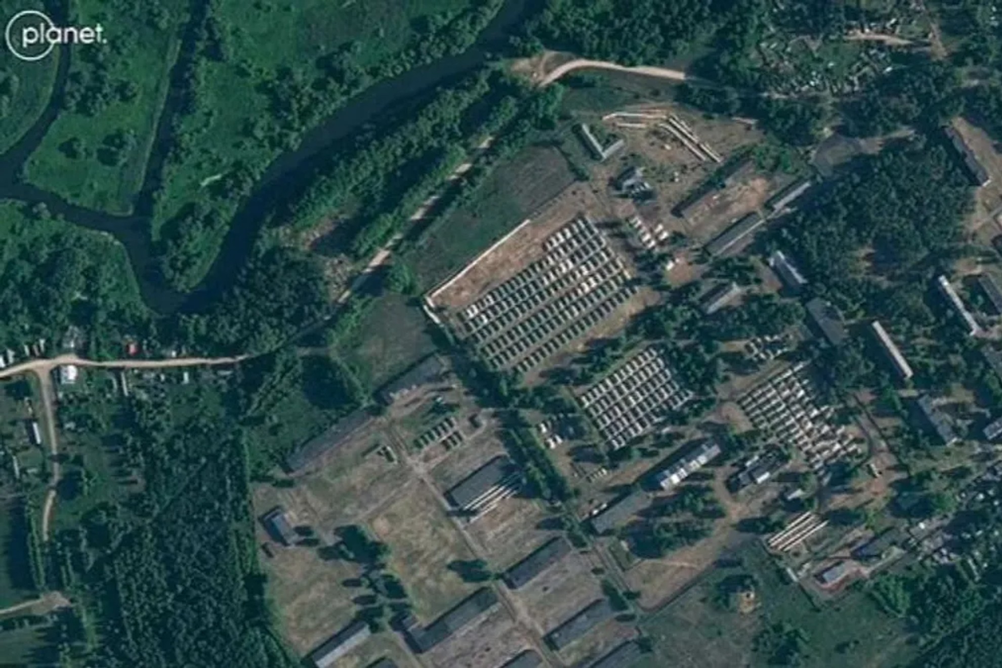 Las imágenes tomadas por el satélite