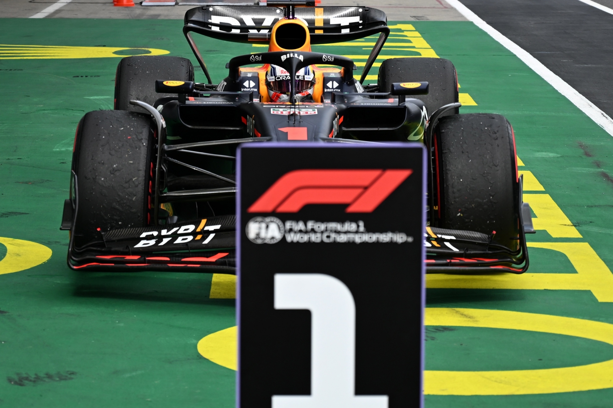El RB19 tras la carrera del domingo en el GP de Austria
