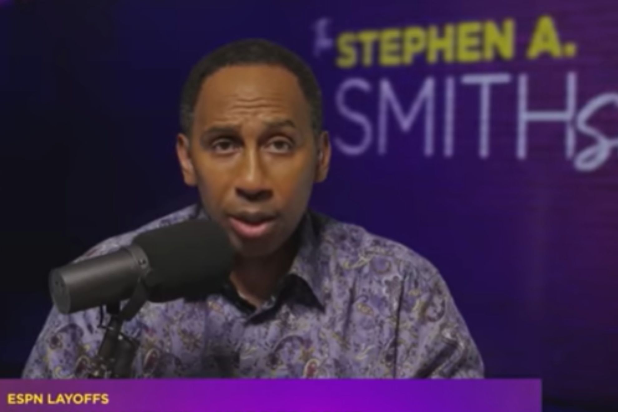 Stephen A. Smith lashes out at ESPN for recent layoffs, believes hes next