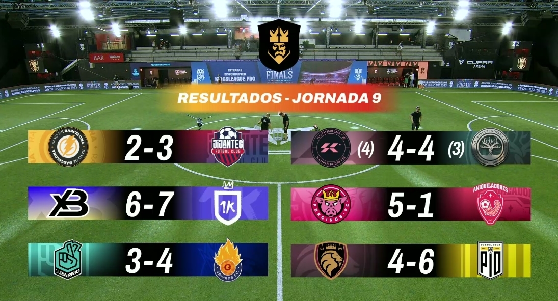 Jornada 9 kings league split 2
