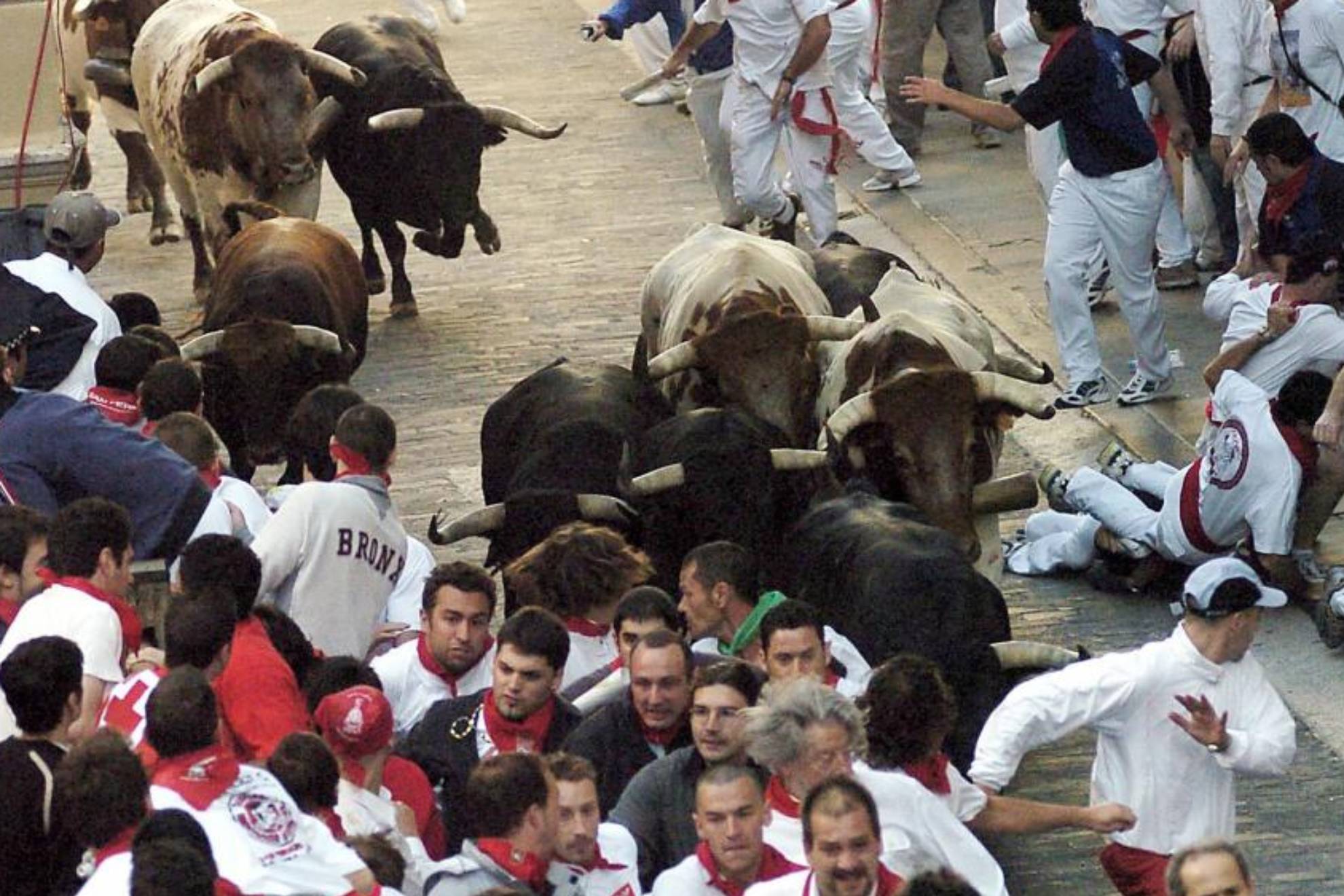 San Fermn, en directo hoy | Encierro del 7 de julio con los toros de La Palmosilla