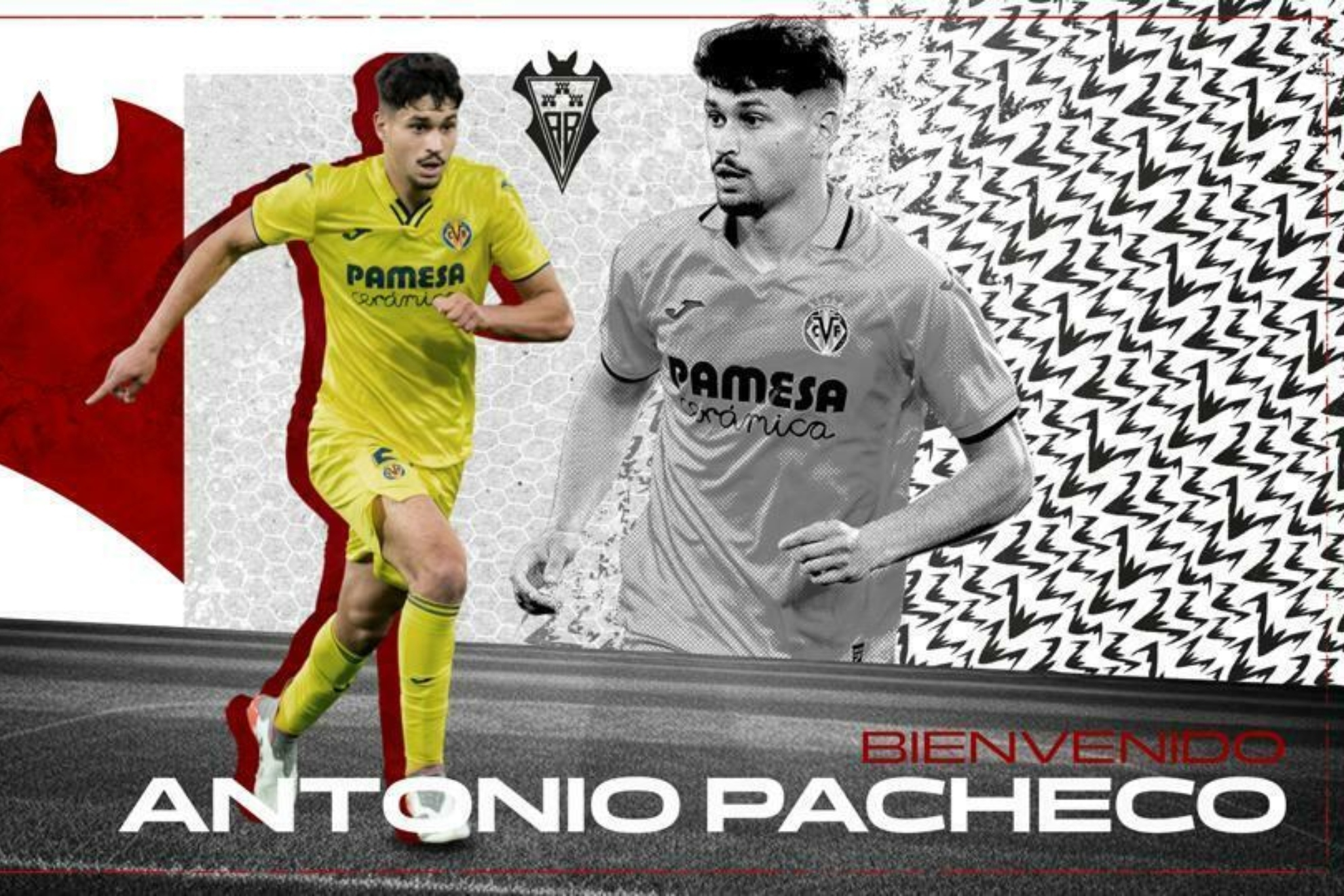 La imagen con la que el Albacete ha anunciado el fichaje de Antonio Pacheco.
