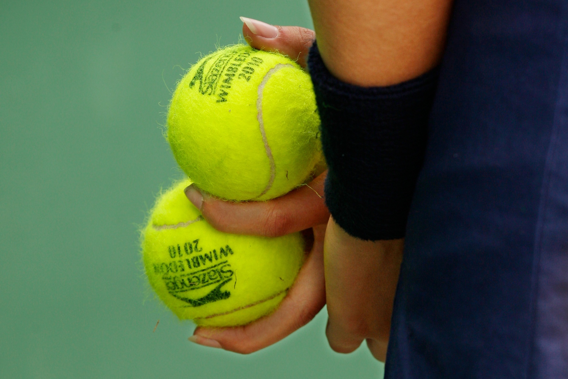 Wimbledon tennis balls.