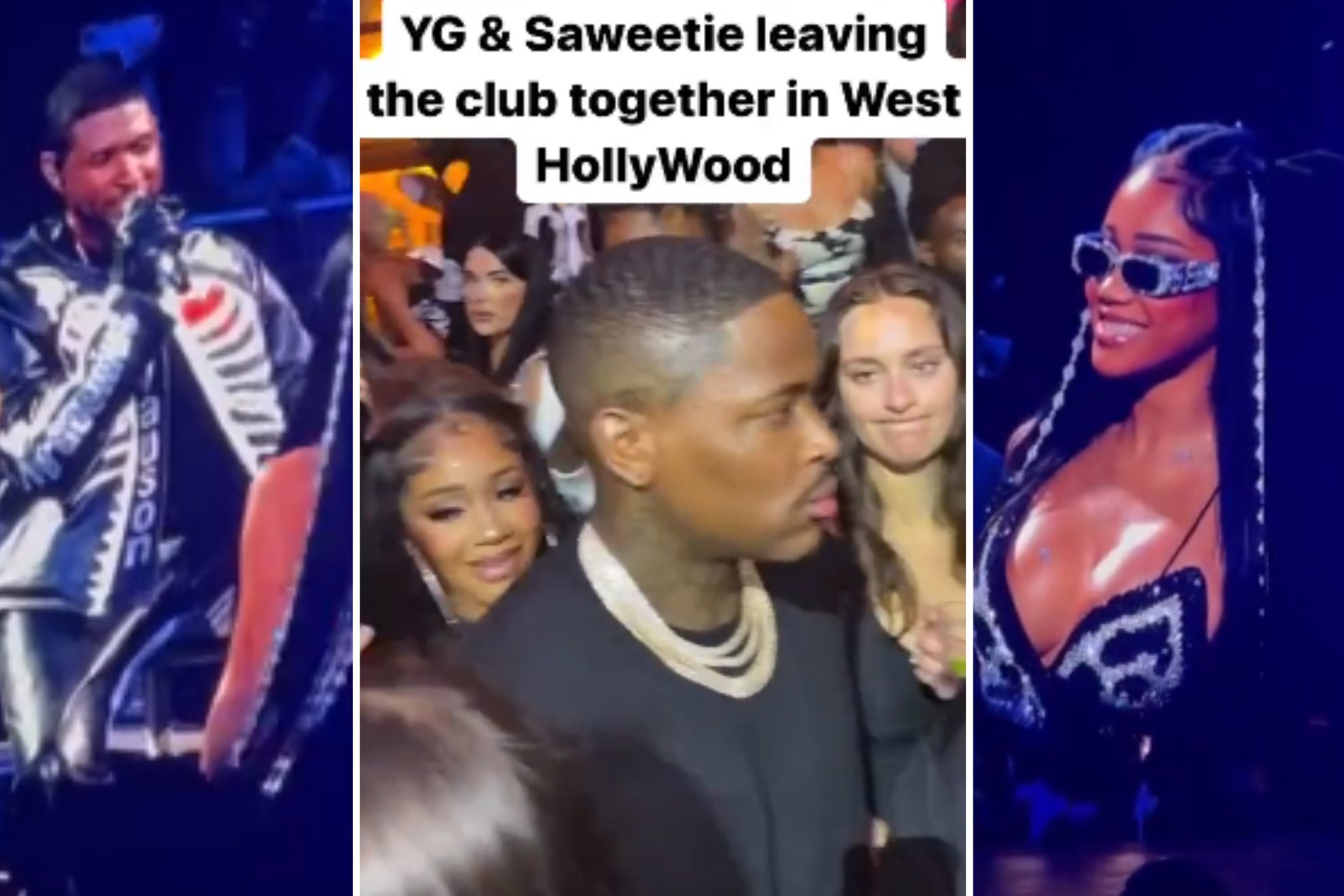 Usher gives Saweetie the Keke Palmer treatment, how did rapper YG react?