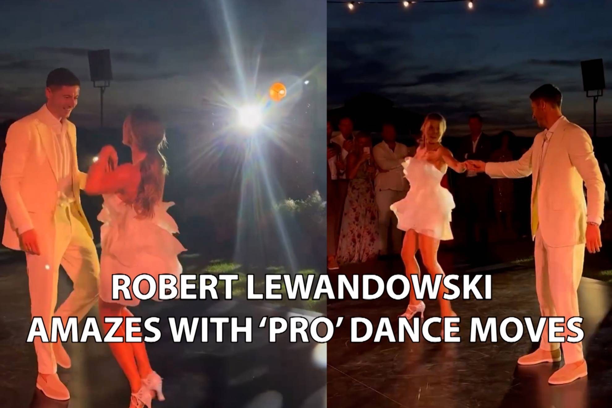 Robert Lewandowski 'scores on and off the pitch': Shows off incredible dance moves with stunning wife Anna