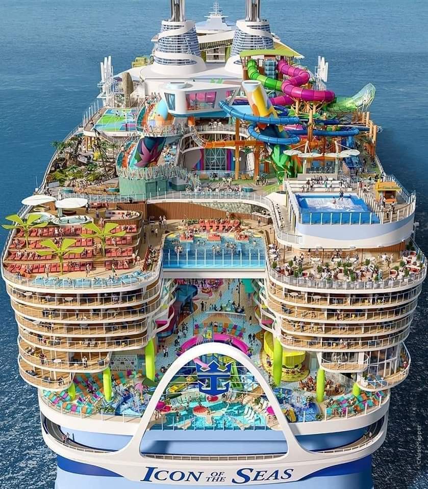 biggest cruise ship icon of the seas