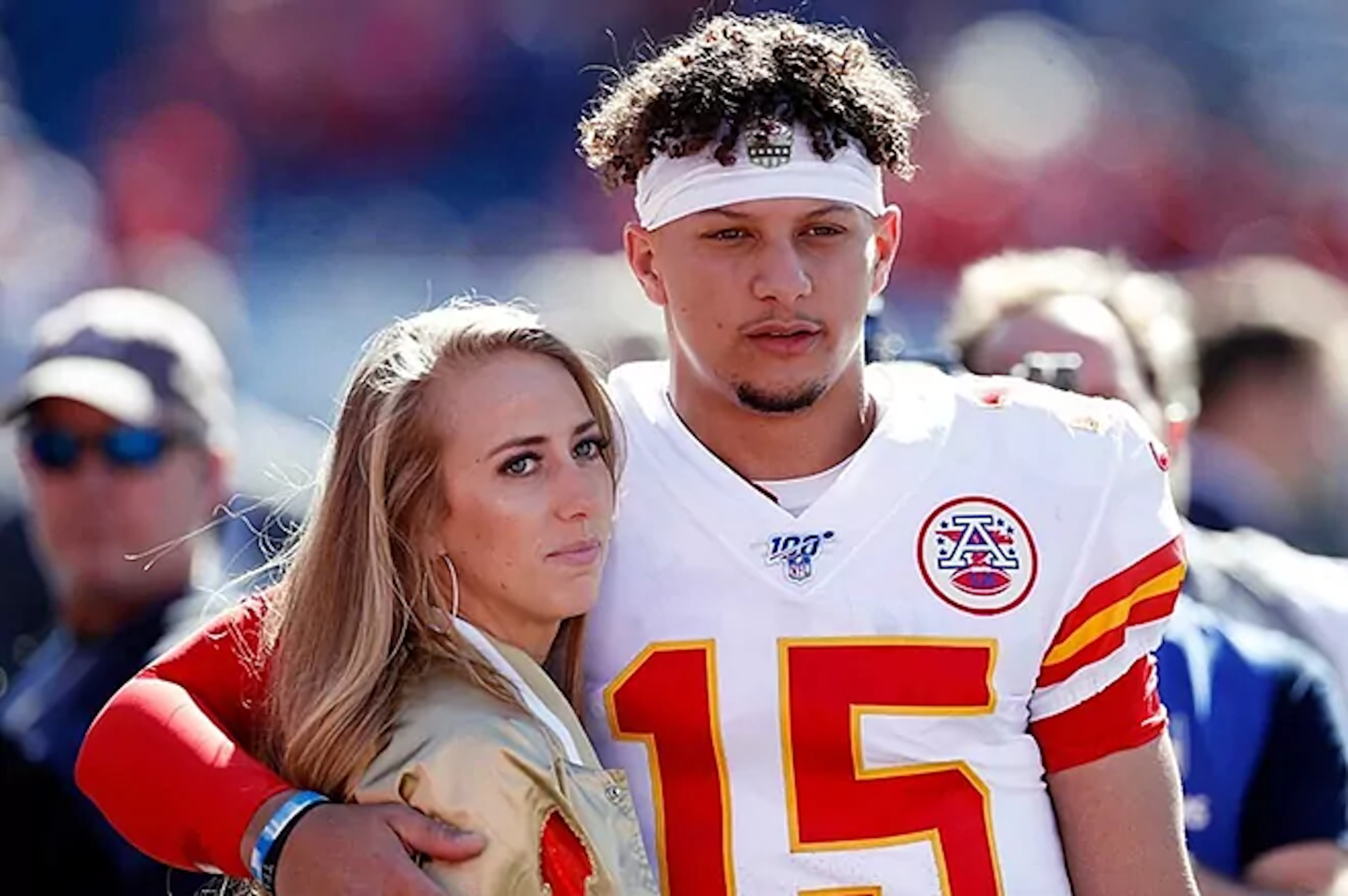 Patrick Mahomes and Brittany celebrate Sports Illustrated Swimsuit photoshoot at Las Vegas restaurant