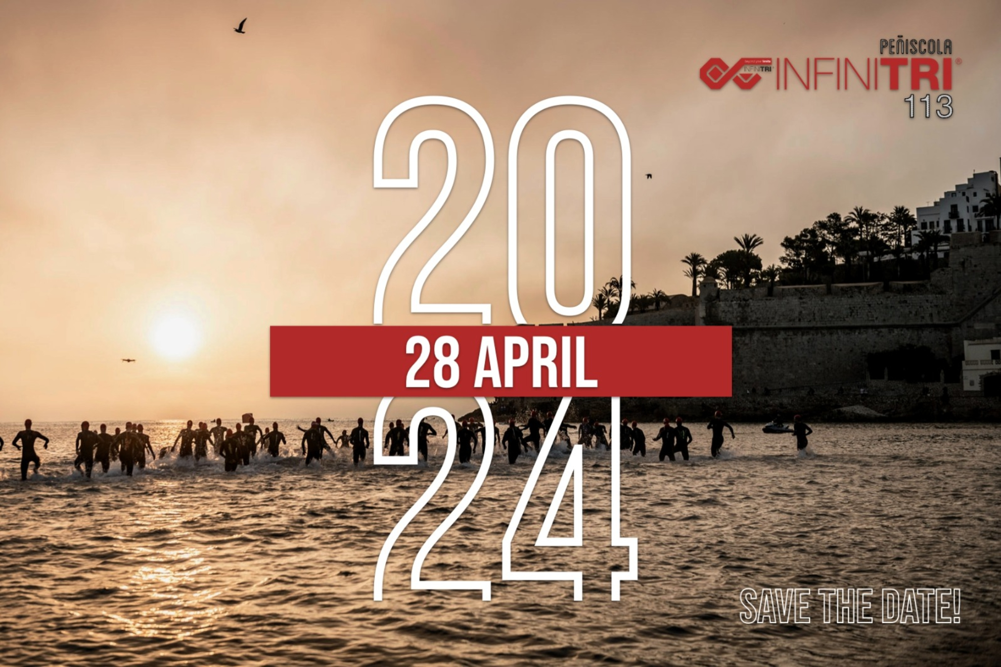La XIl edición del Infinitri 113 Triathlon Peñíscola regresará el 28 de abril 2024