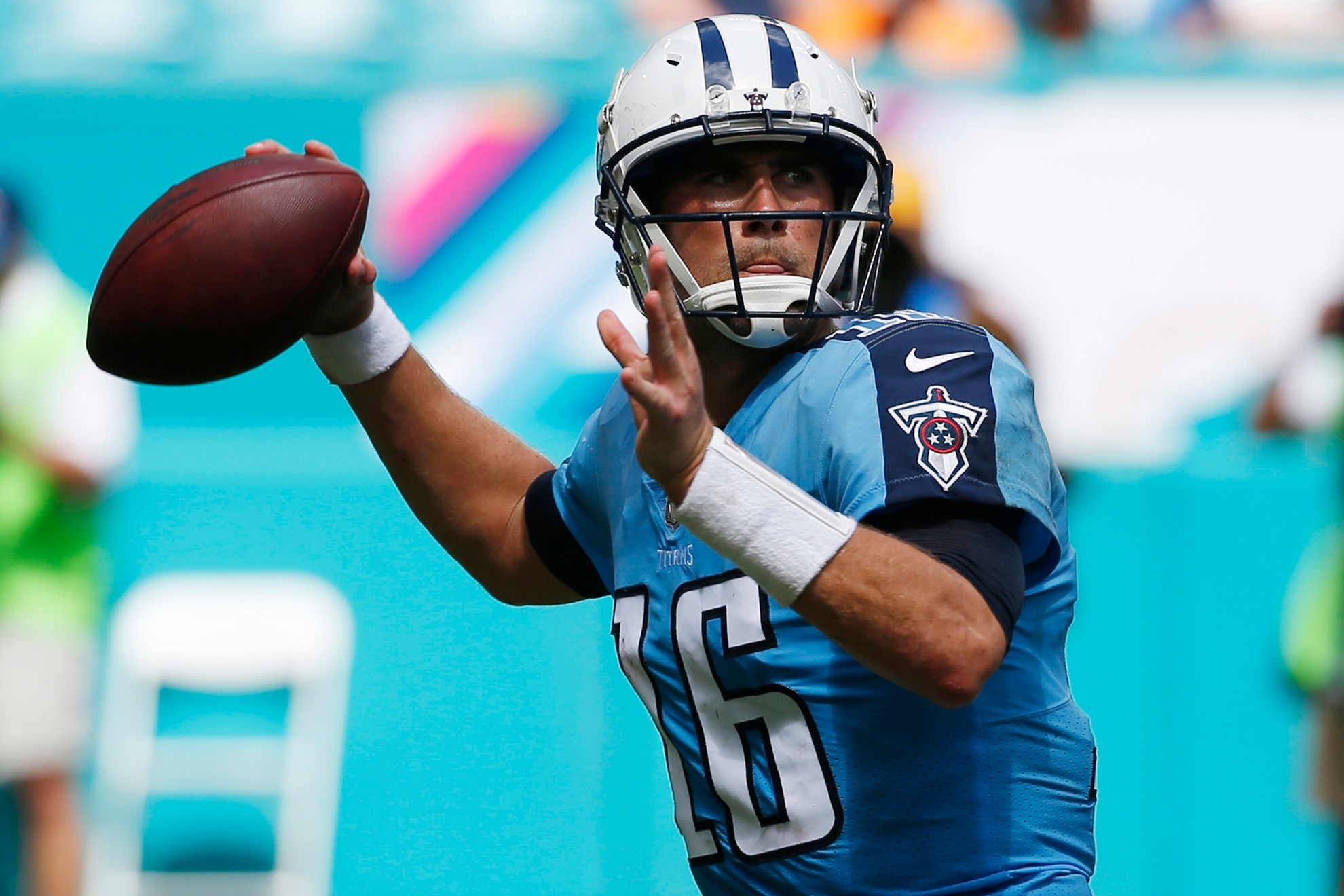 QB Matt Cassel playing with the Tennessee Titans