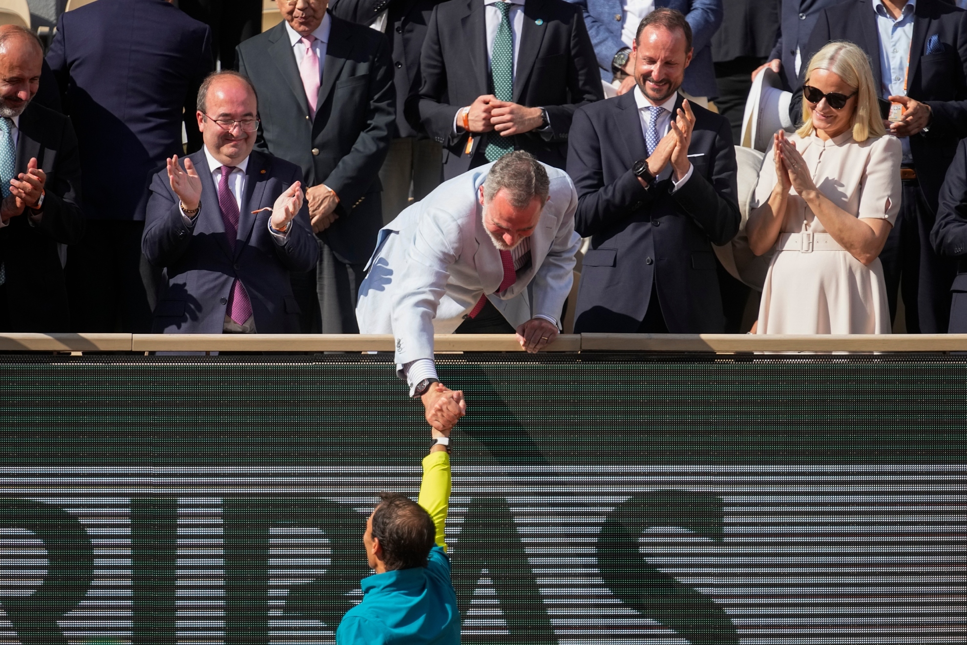 Felipe VI en la final de Roland Garros 2022