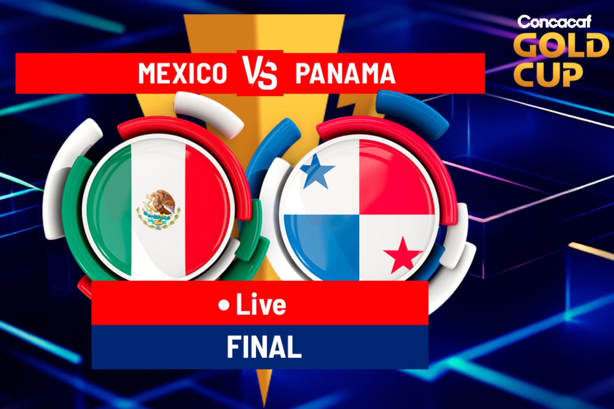 Gold Cup 2023 Final Mexico 1- 0 Panama  LIVE: Play by Play, Updates and news