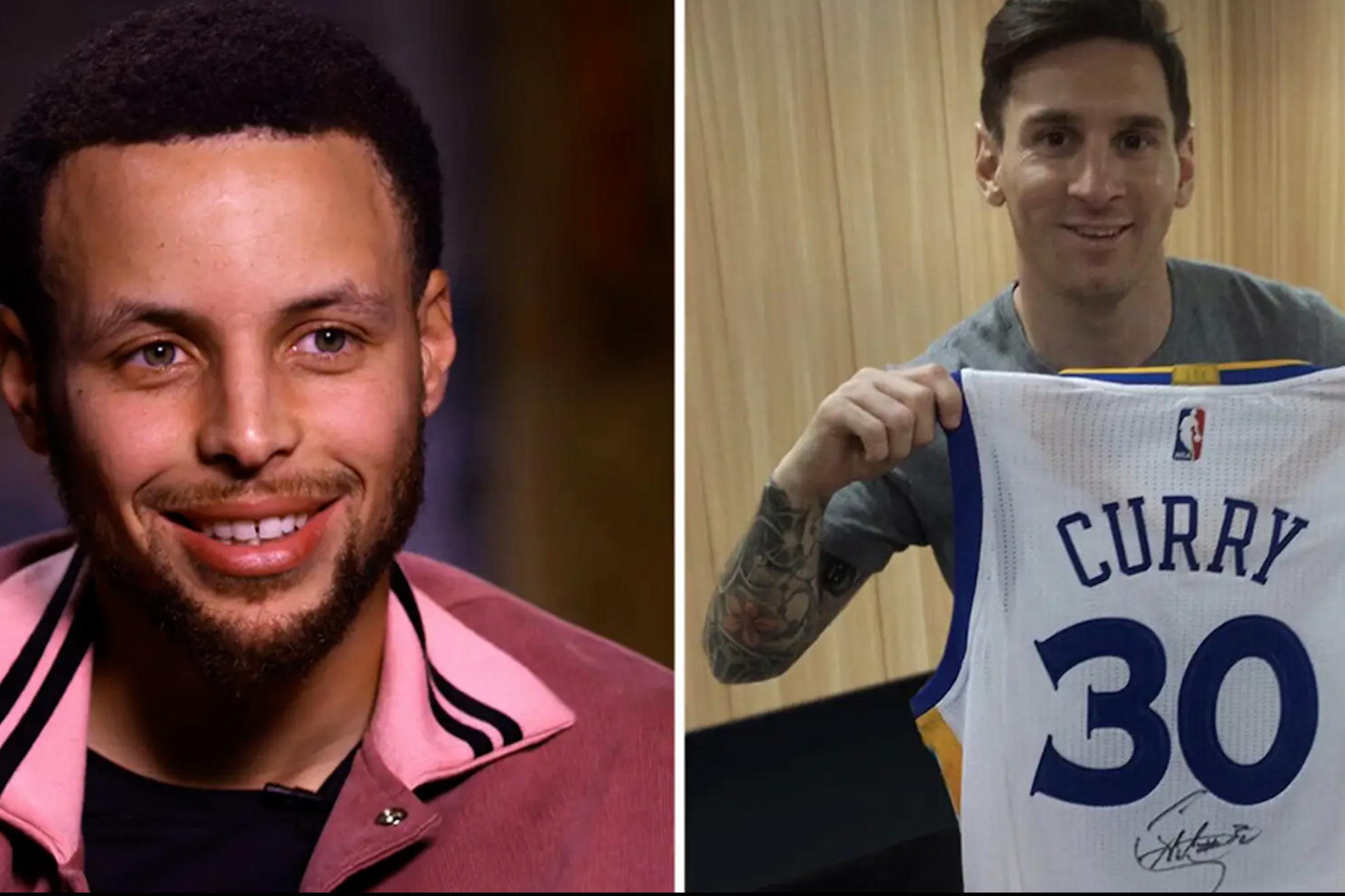 Messi and Steph Curry share mutual admiration for their game