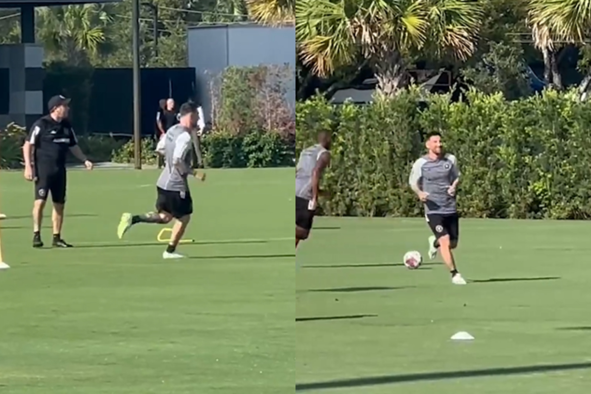 Primer entrenamiento de Messi con el Inter de Miami