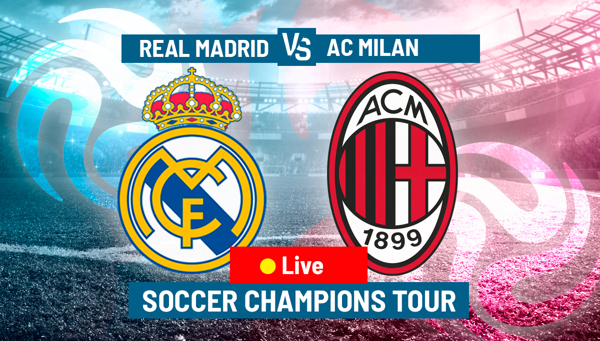 Real Madrid vs. AC Milan: Soccer Champions Tour game 2023
