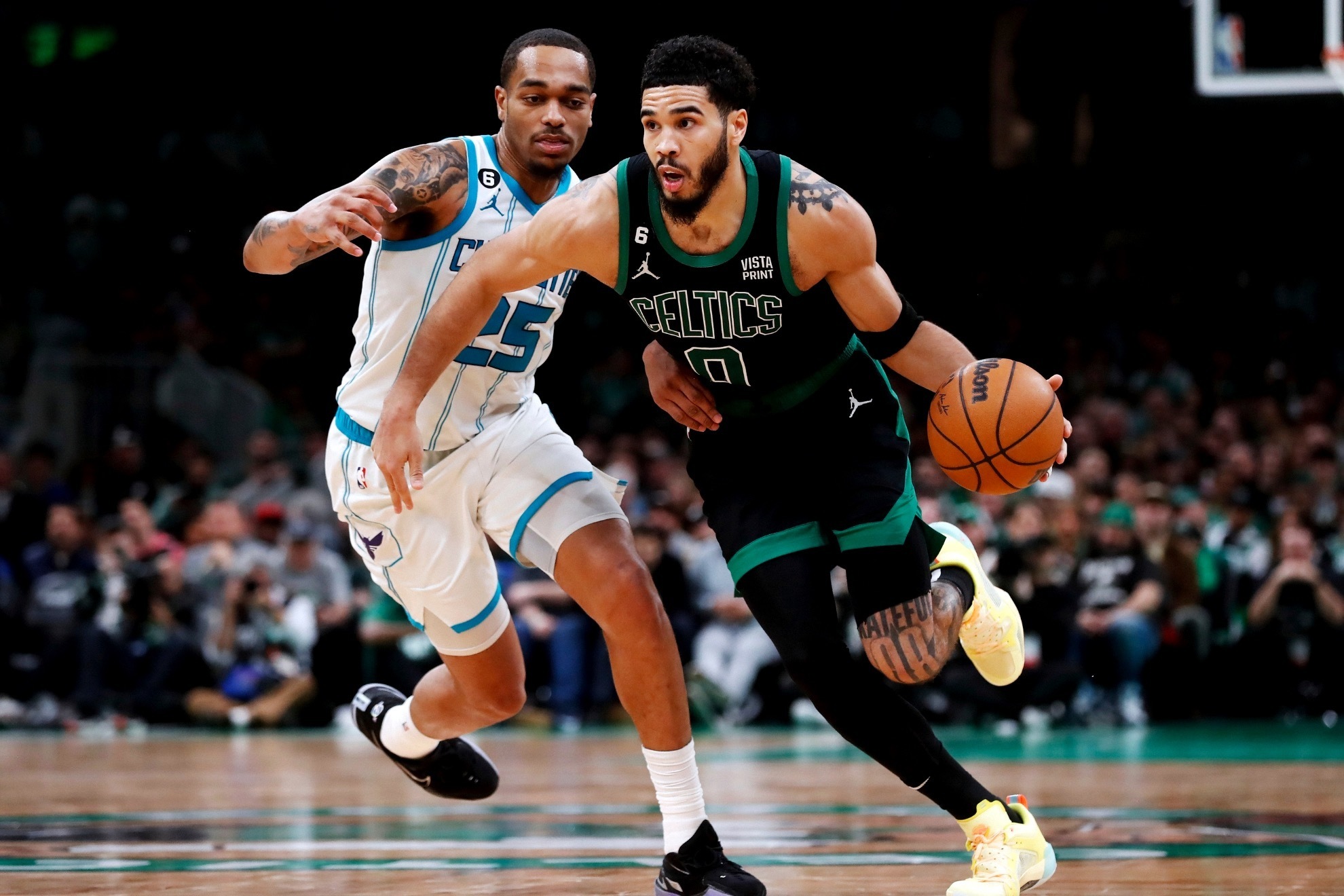 Jayson Tatum might have started a new rivalry with the Charlotte Hornets.