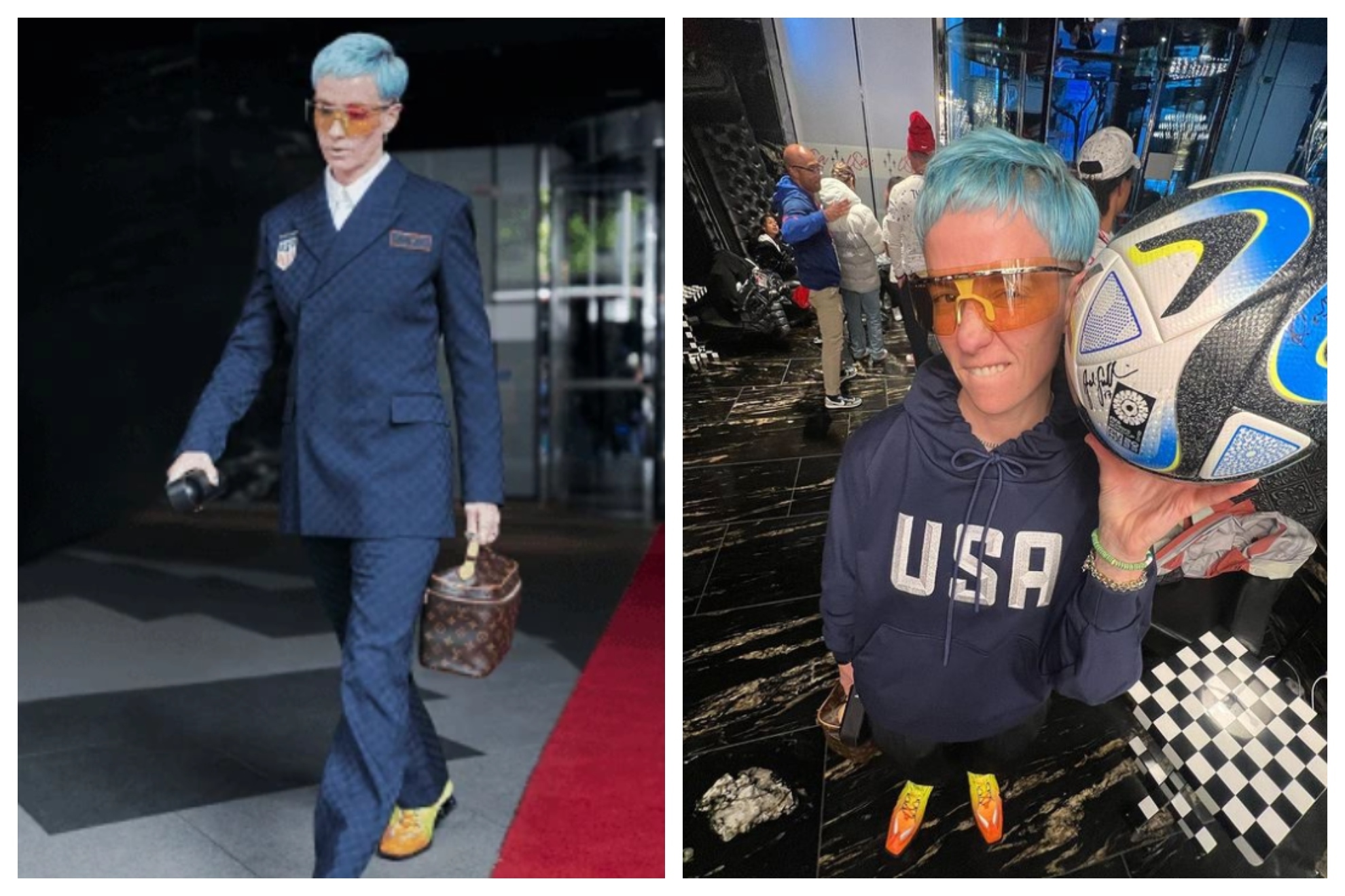 Megan Rapinoe reveals the unexpected pop star that inspired her new hair color at the World Cup