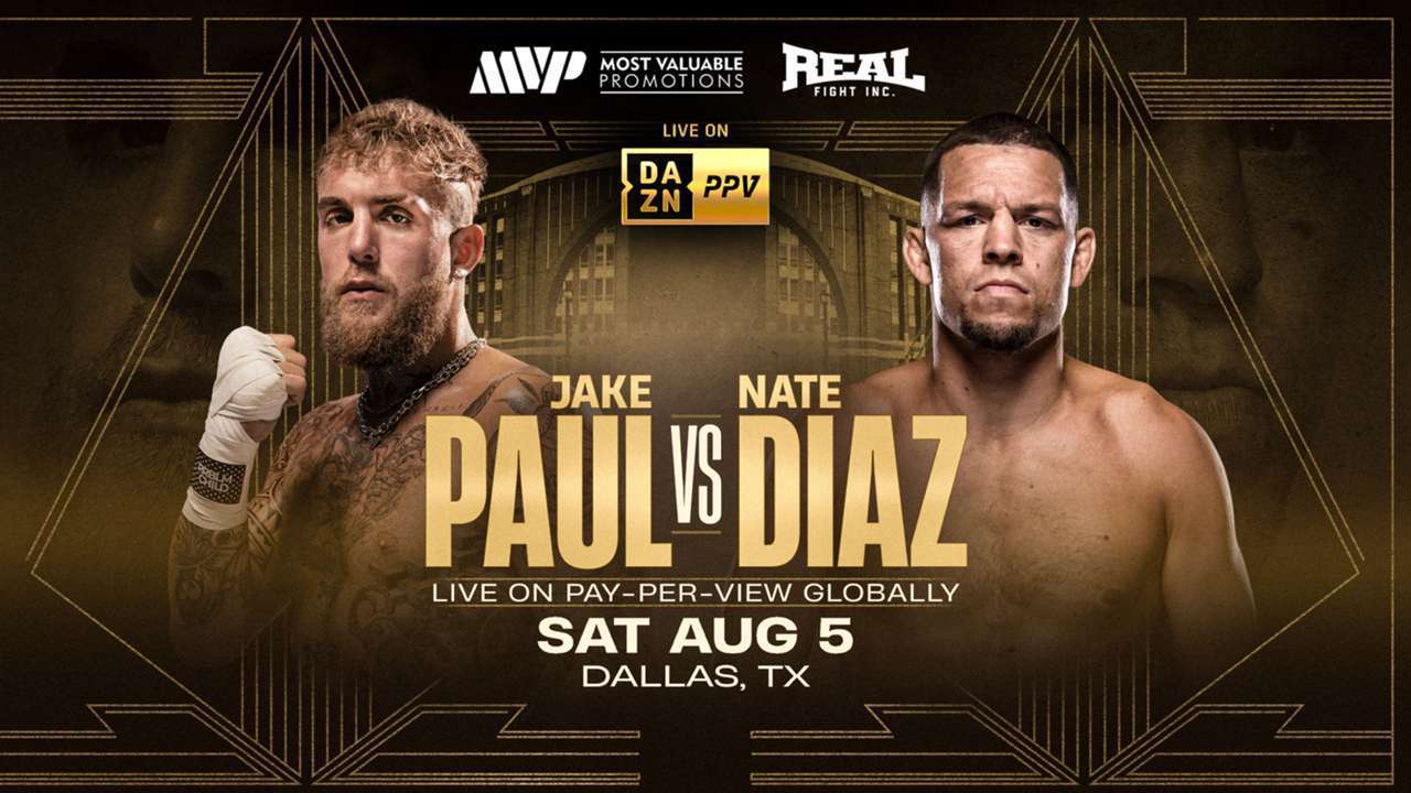 Jake Paul vs Nate Díaz: cuándo es, horario, TV y dónde ver el combate de boxeo de Texas