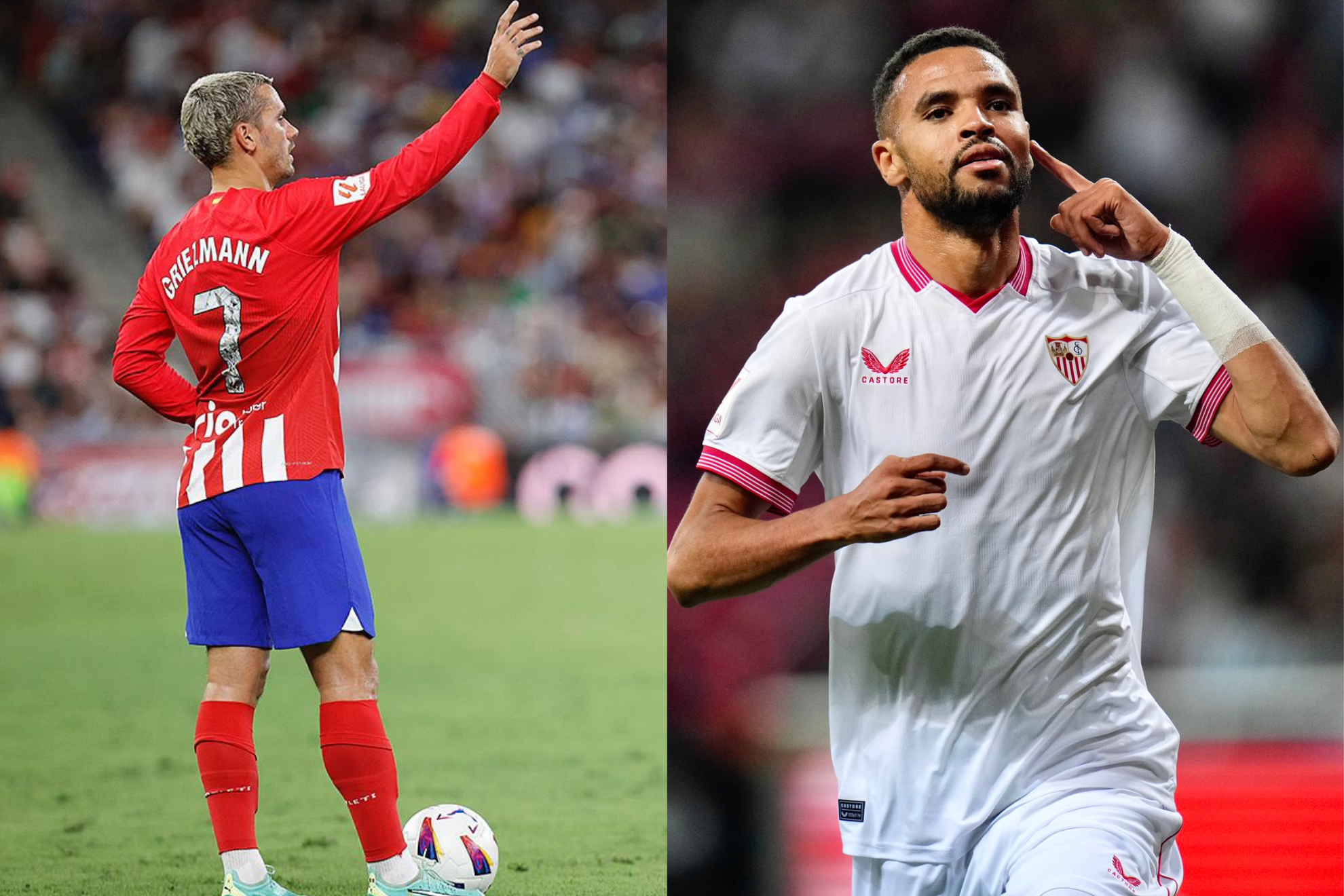 Griezmann and Atletico face En-Nesyri and Sevilla - follow the action right here.