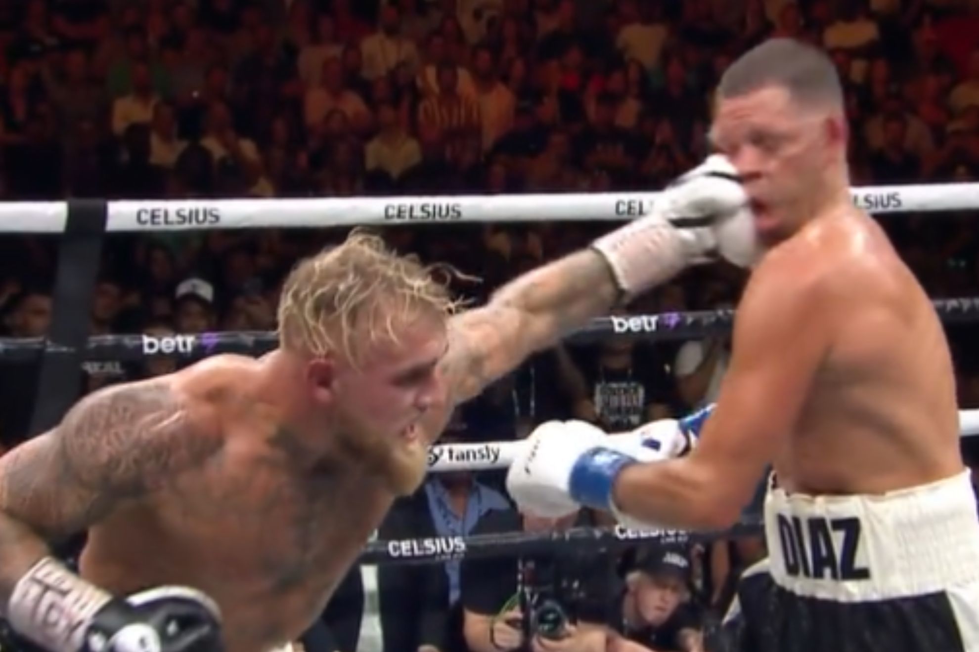 Jake Paul defeats Nate Diaz in boxing, both fighters want rematch in MMA