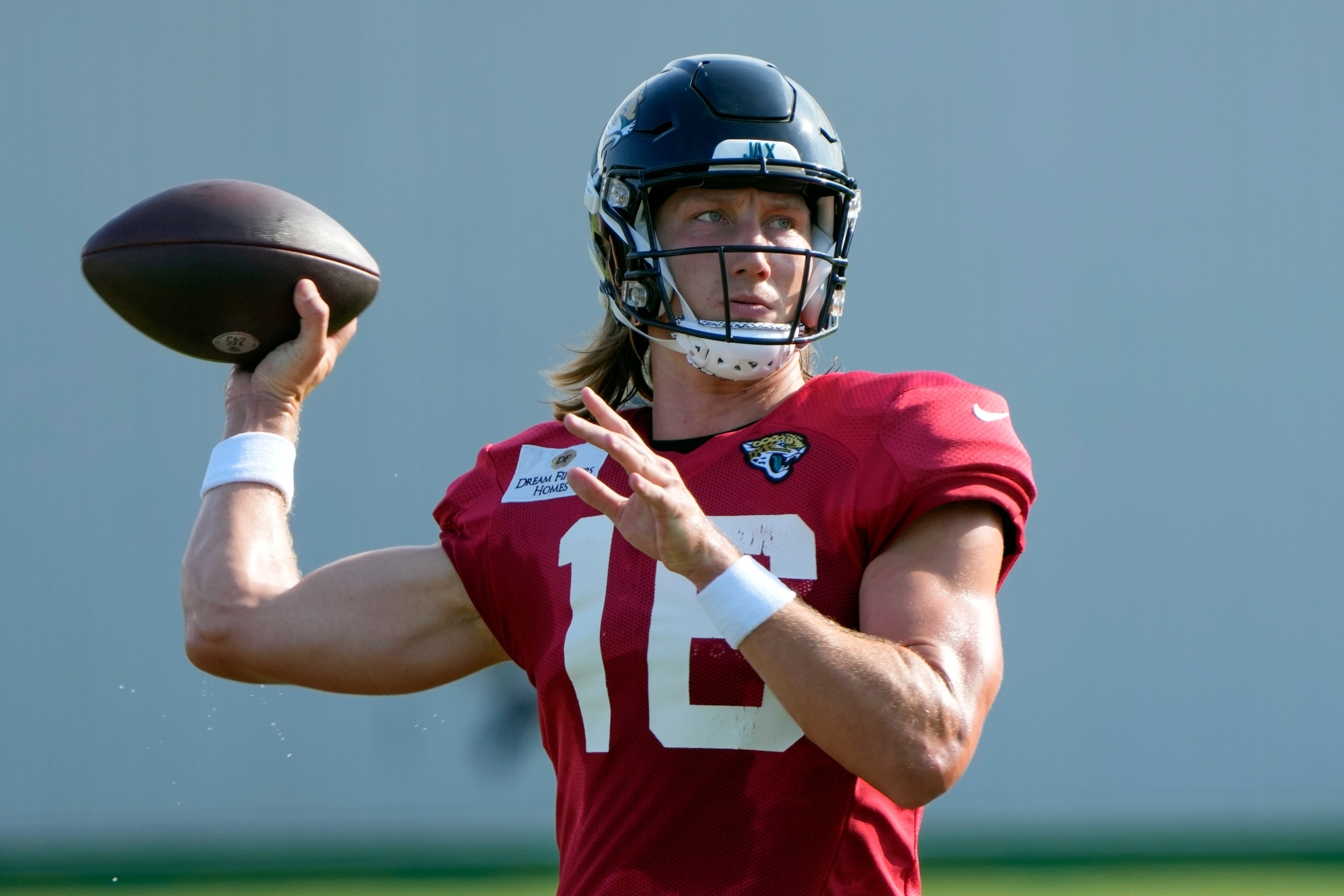 Jacksonville Jaguars quarterback Trevor Lawrence has gained more muscle during the offseason