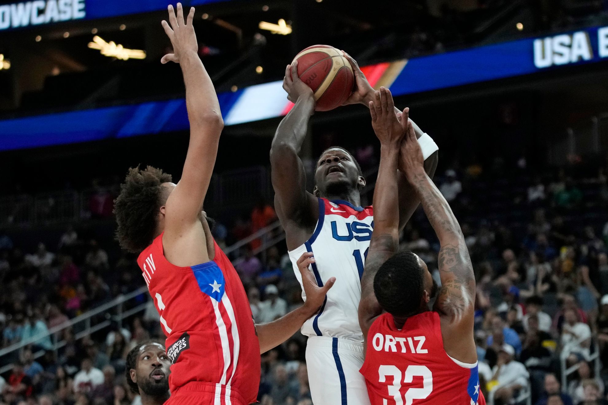Anthony Edwards leads Team USA in scoring to beat Puerto Rico, but isnt happy