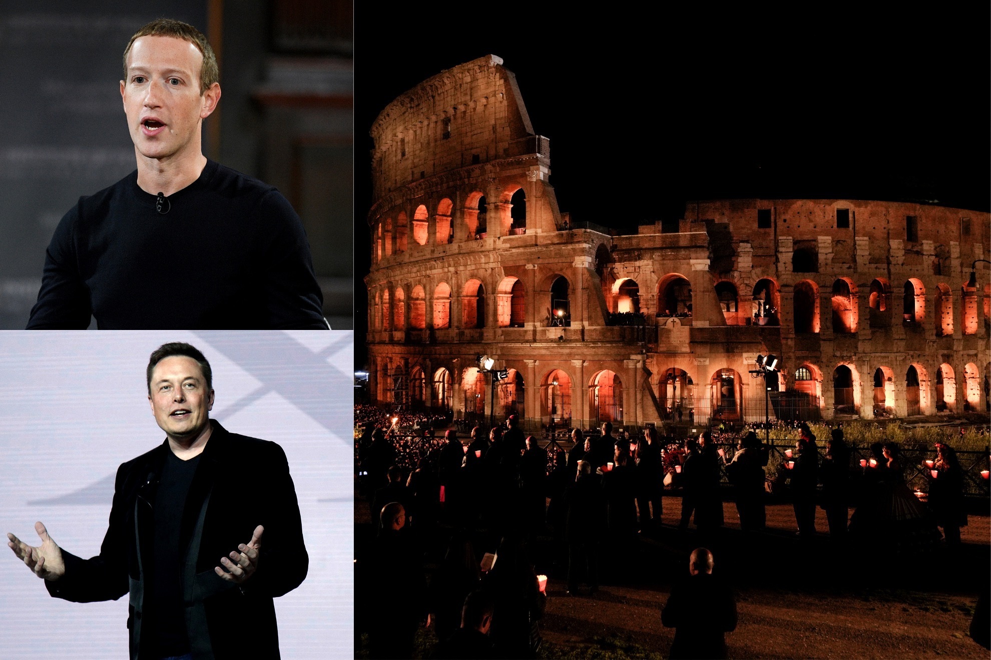 Elon Musk and Mark Zuckerberg could do battle like gladiators.