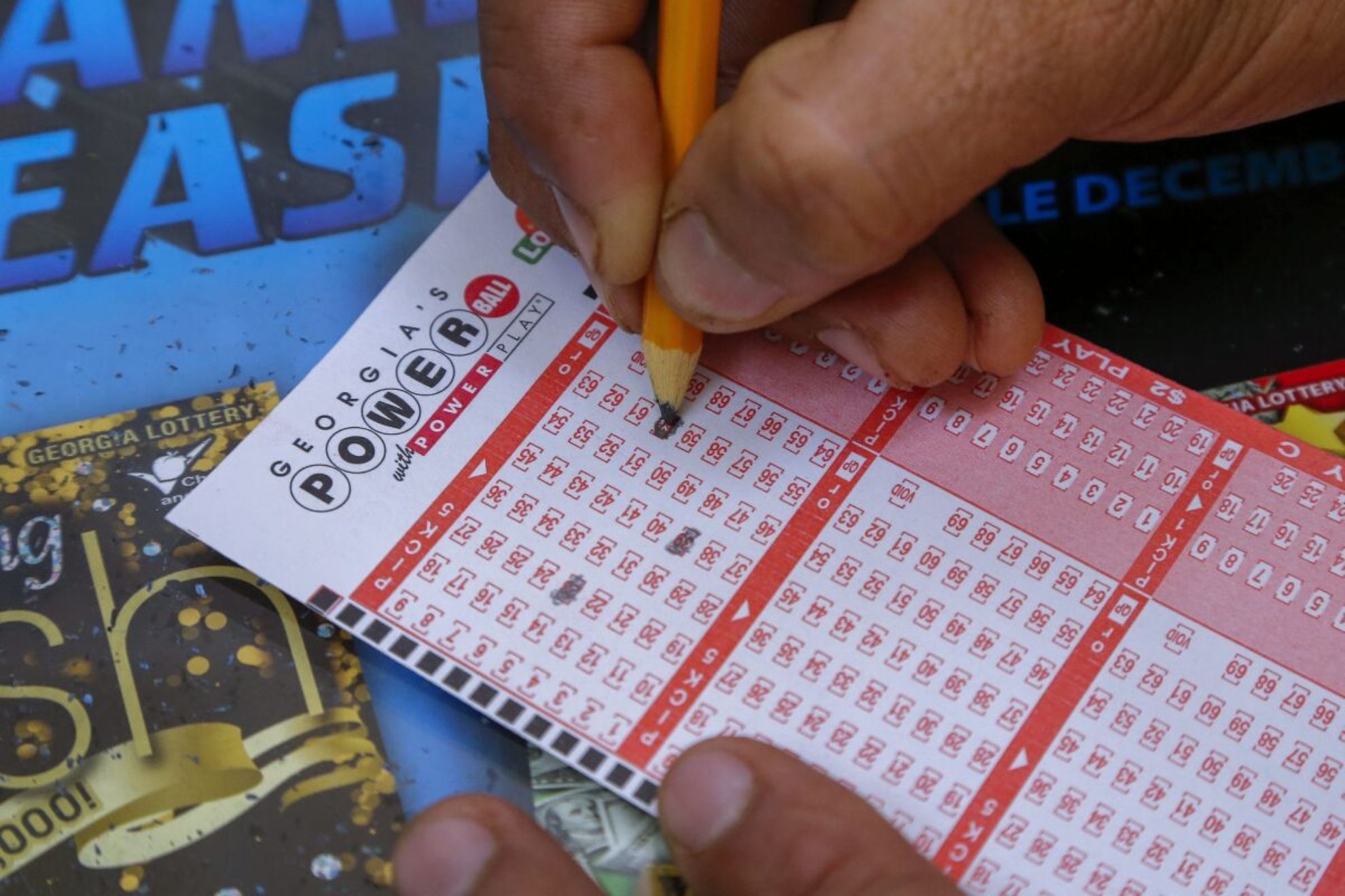 The Powerball numbers have been drawn! Cross your fingers and check your ticket - you might just be holding the key to the grand prize!