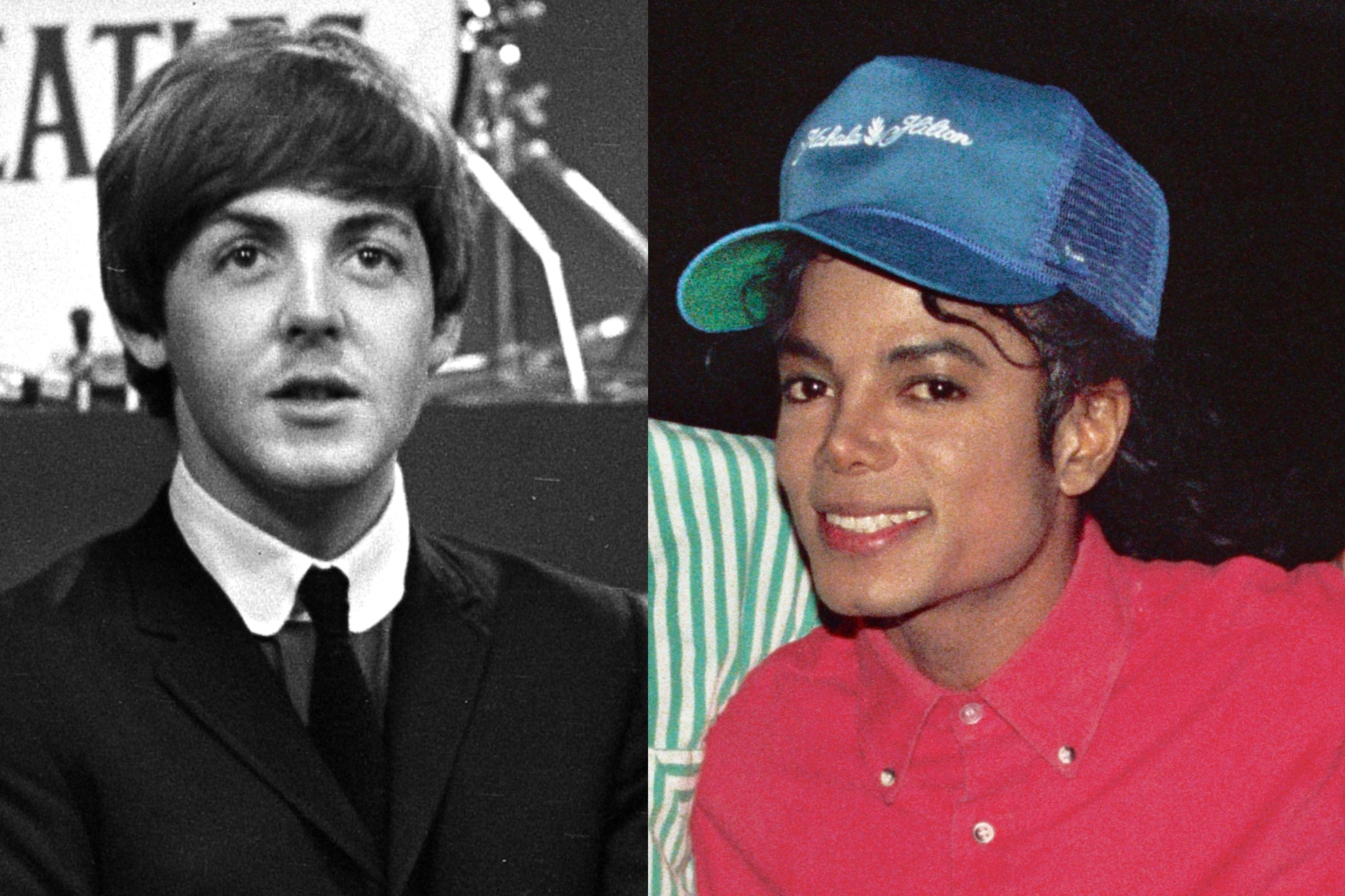 Paul McCartney and Michael Jackson