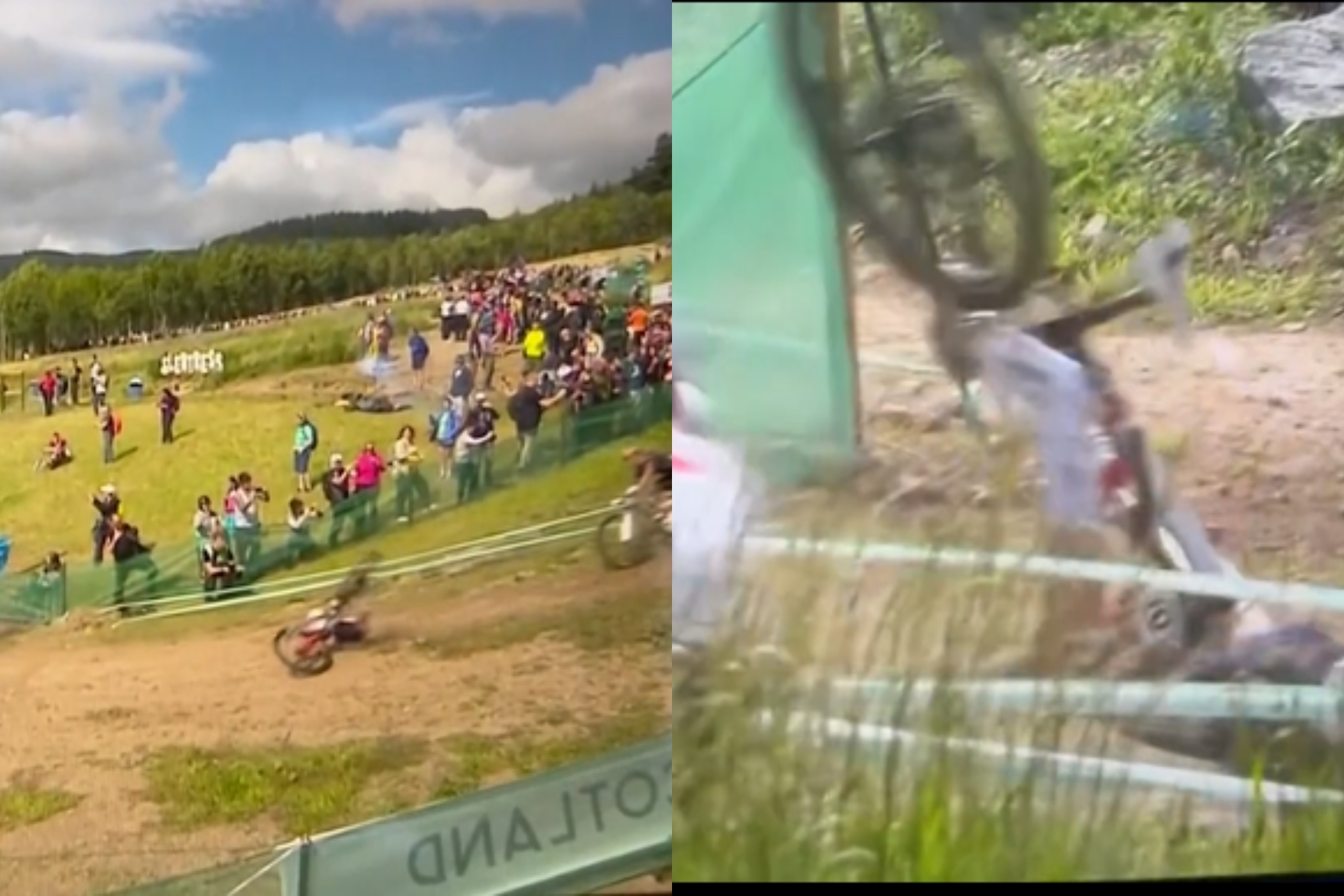 Van der Poel se cae en la prueba de 'Mountain Bike' y arruina sus opciones del triple arcoíris