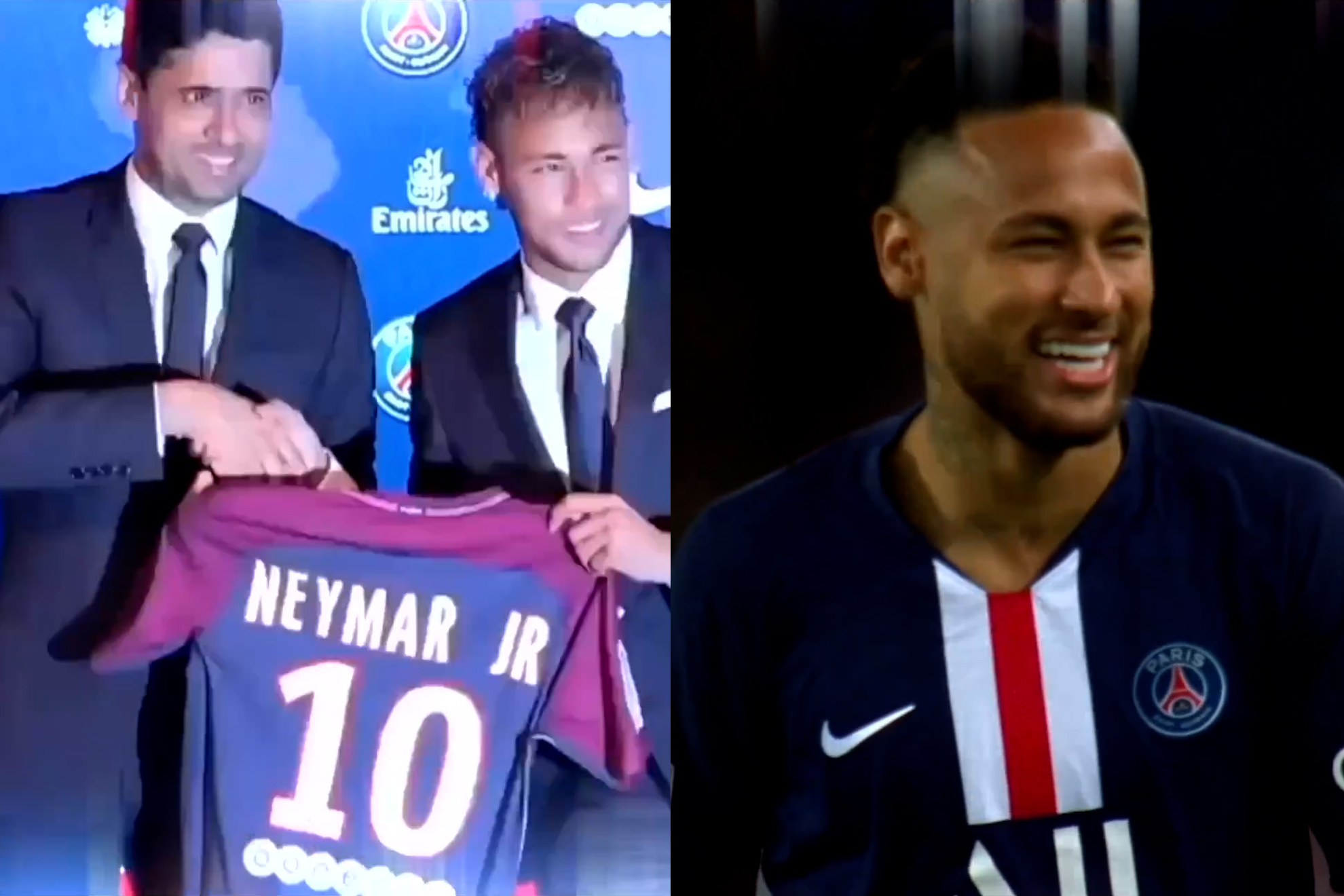 PSG's simple farewell to Neymar Jr.