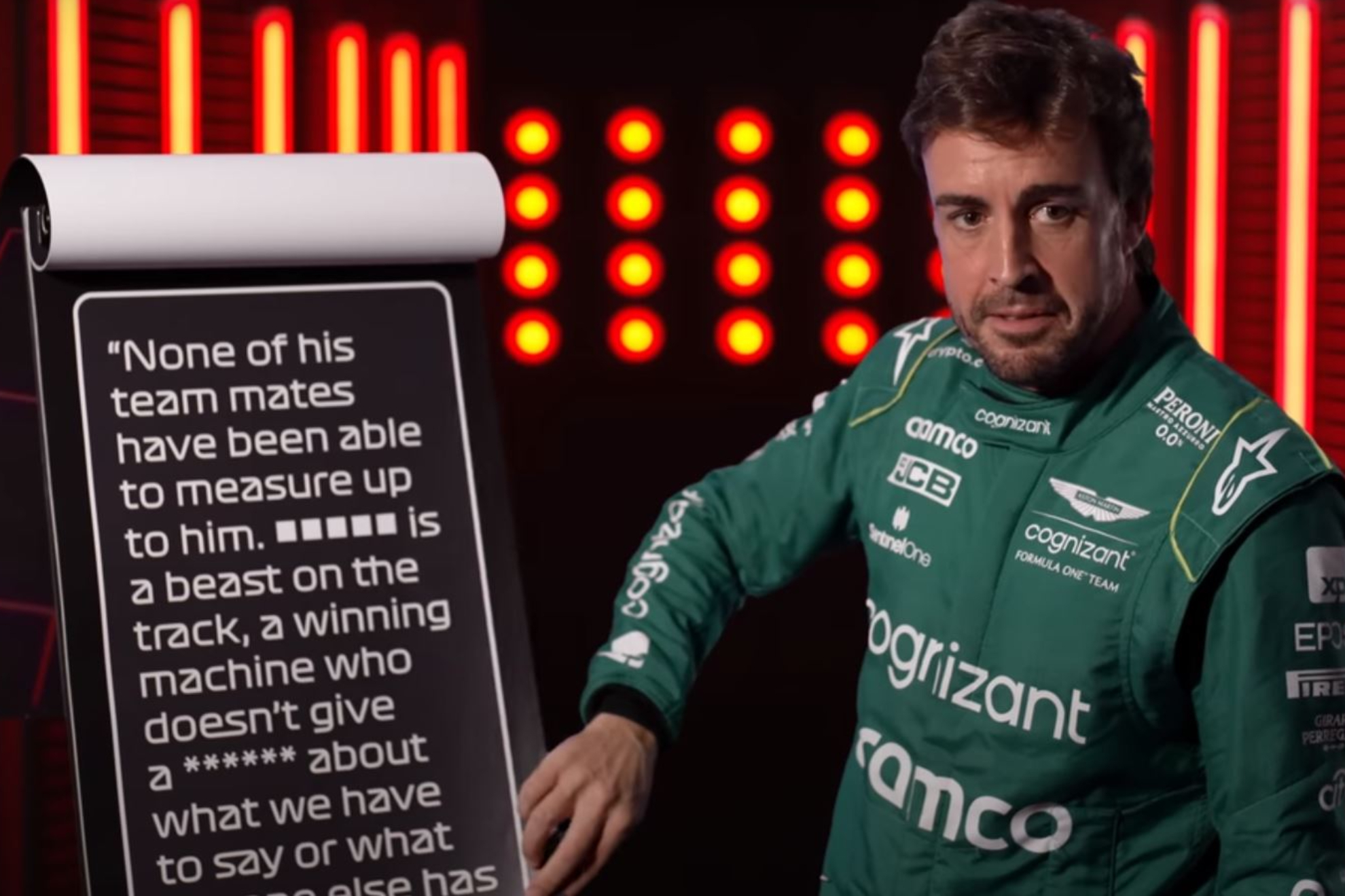 Ocon se 'acuerda' de Alonso con esta definición: "Una máquina de ganar, una bestia, ninguno está a su altura..."