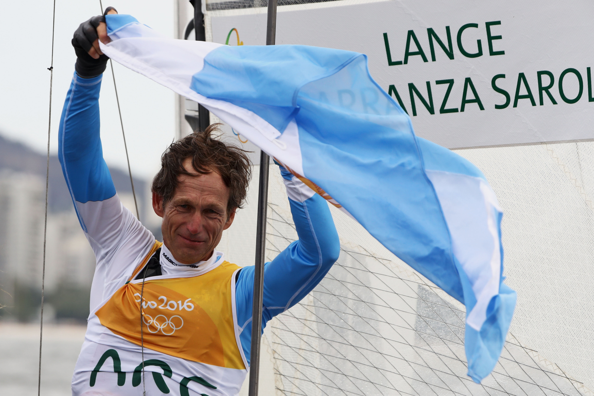 Santiago Lange, en los Juegos Olímpicos de Río 2016.
