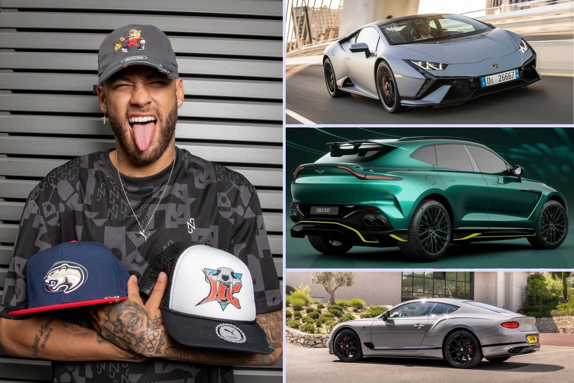Neymar and his cars