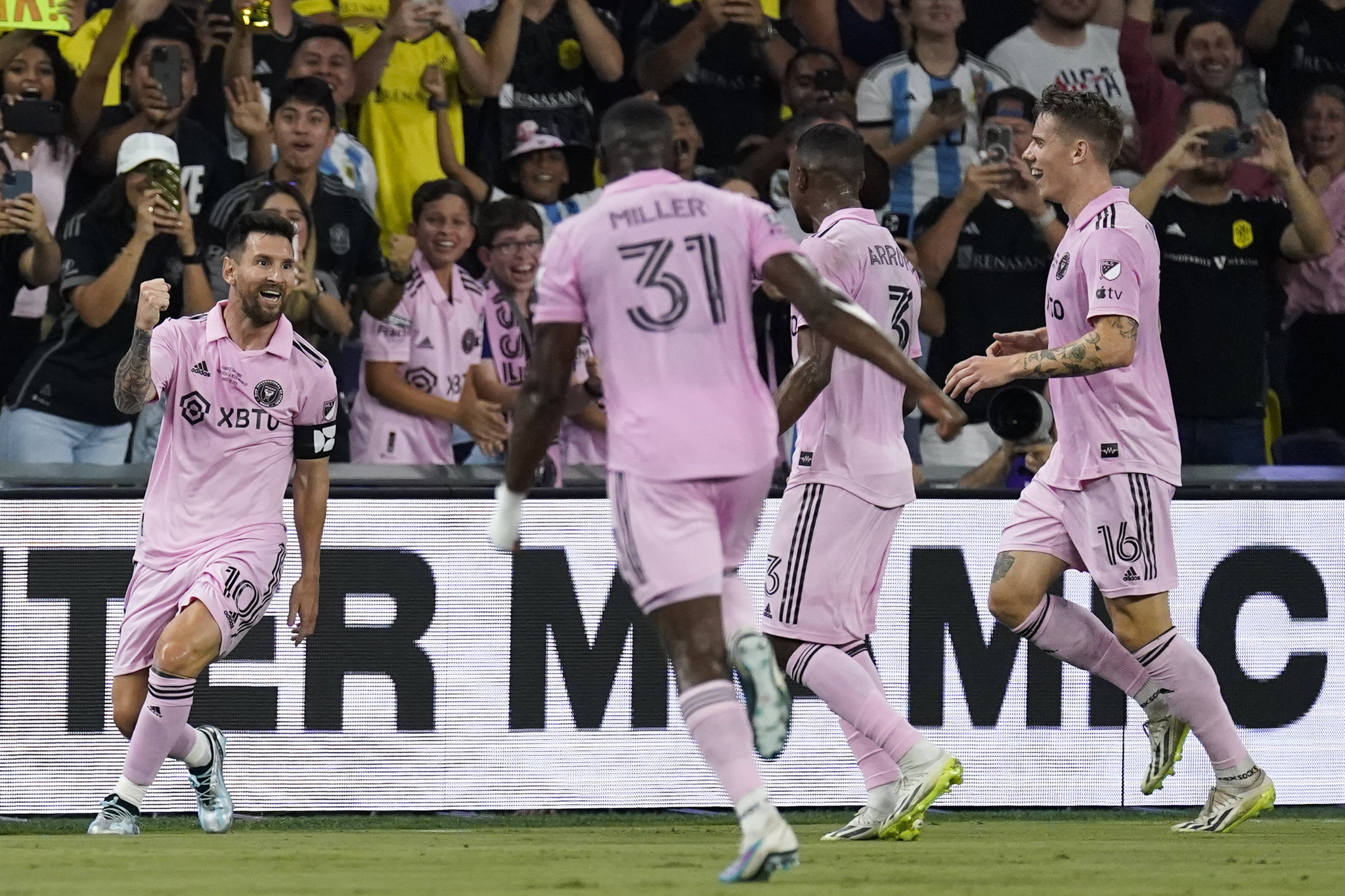 Las mejores imágenes del primer título de Messi con el Inter Miami ...