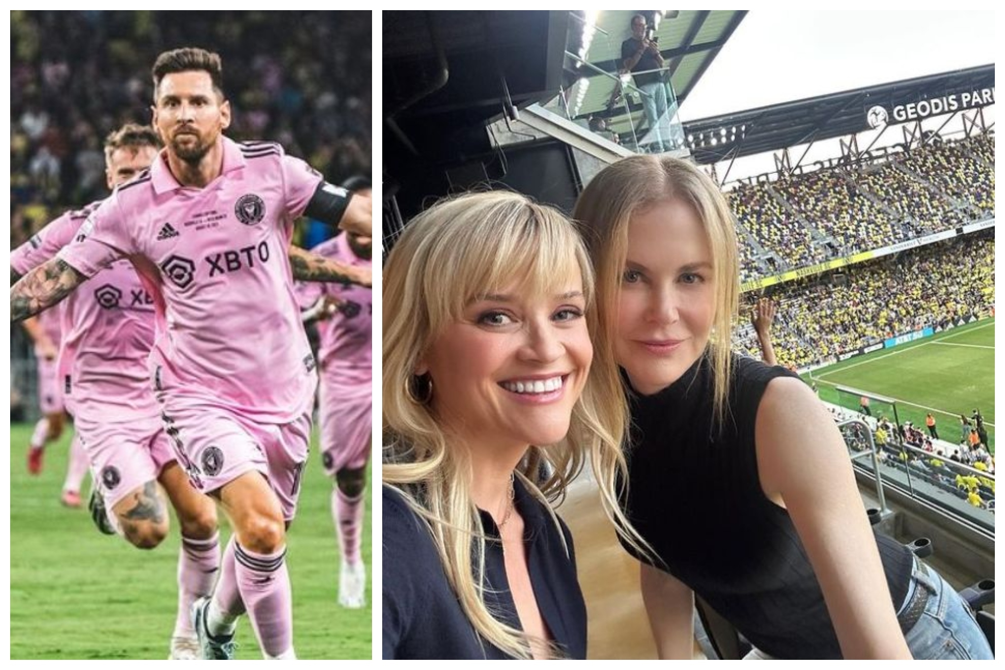 Lionel Messi, Reese Witherspoon and Nicole Kidman