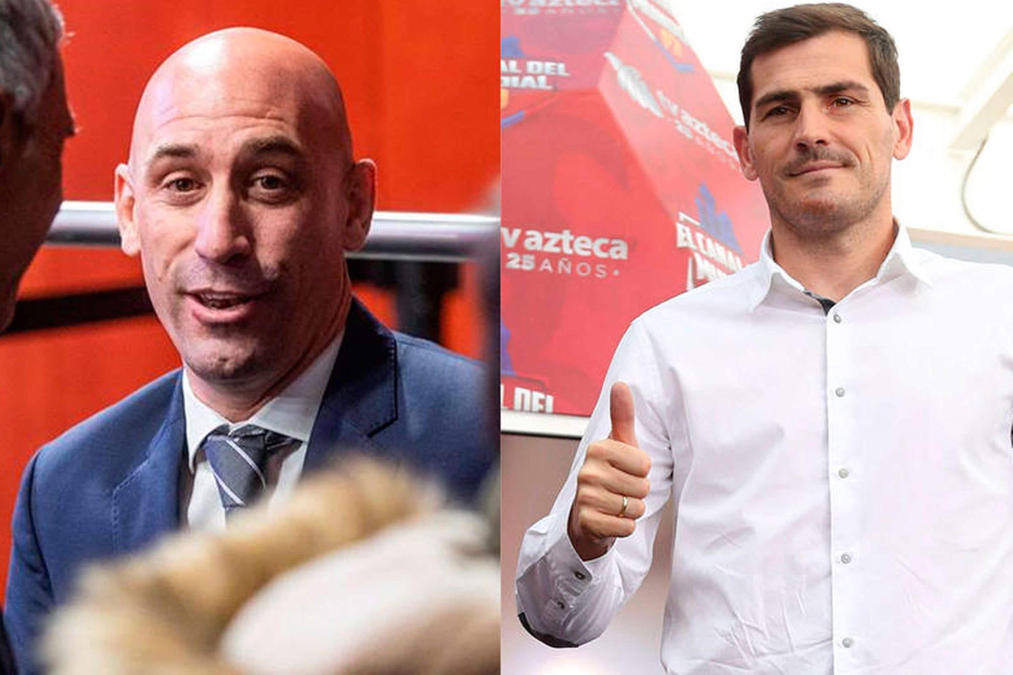 Rubiales and Casillas.